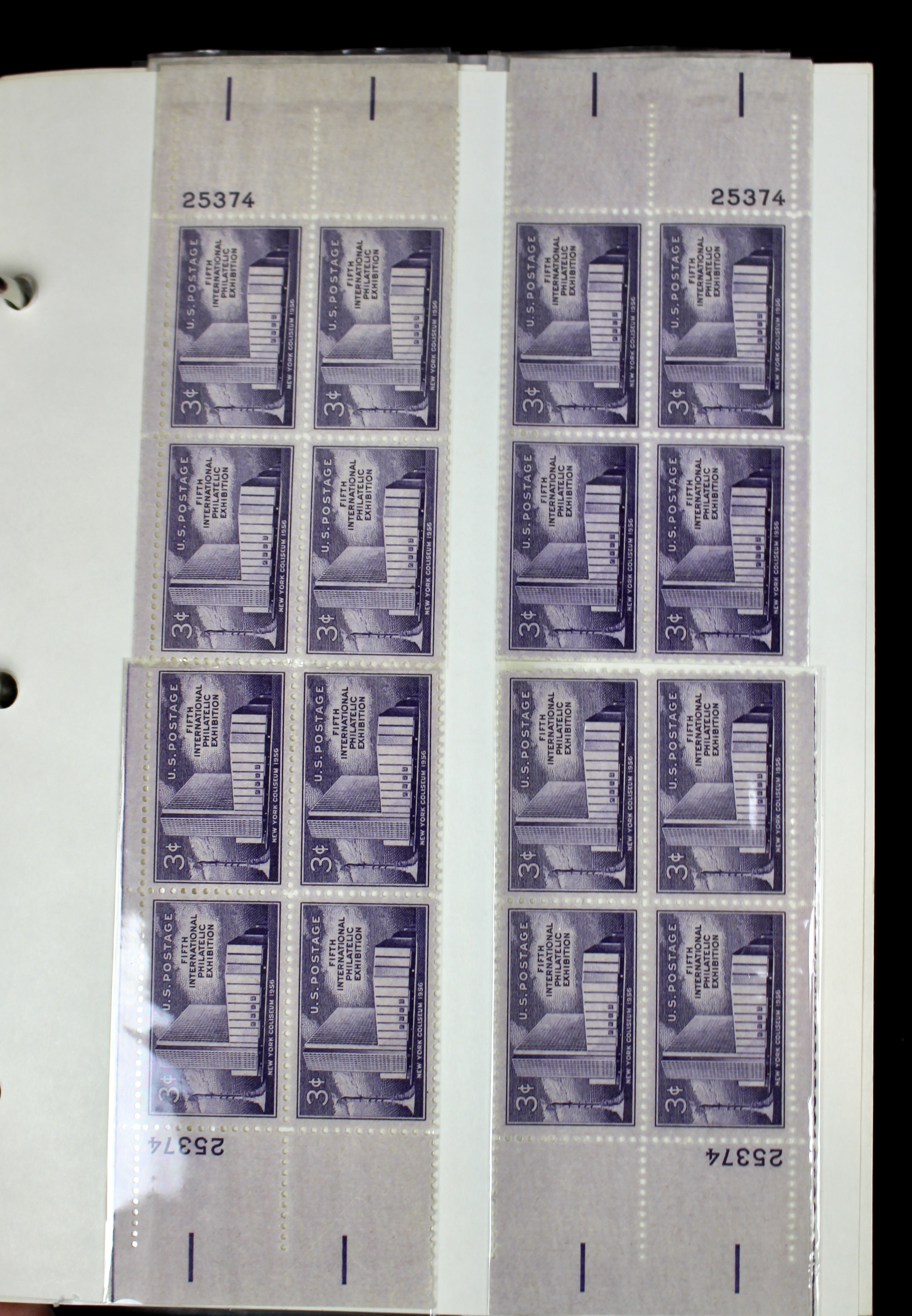 Matched Plate Block Collection Consisting of 720 Plate Blocks from 1950-1957