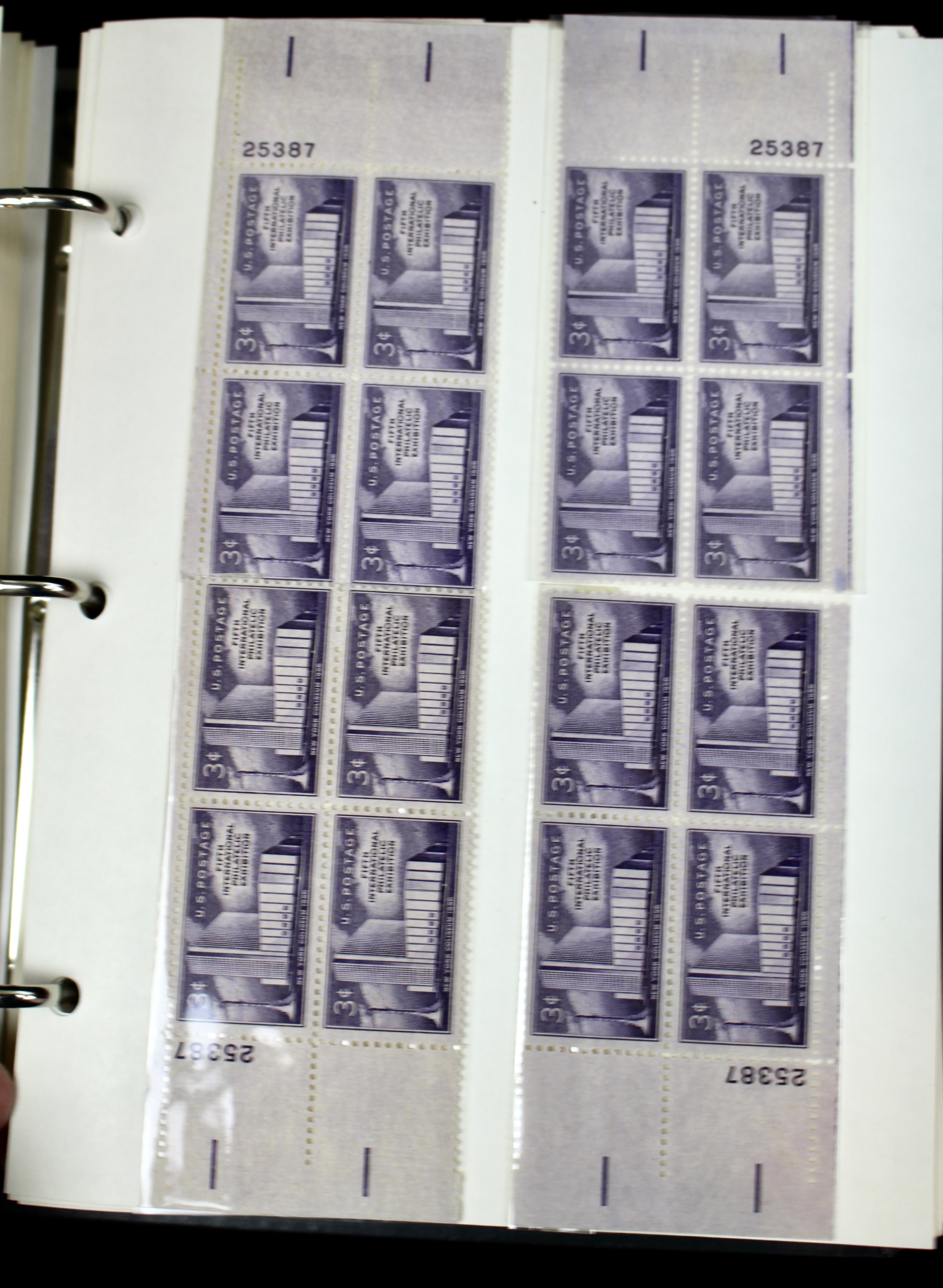 Matched Plate Block Collection Consisting of 720 Plate Blocks from 1950-1957