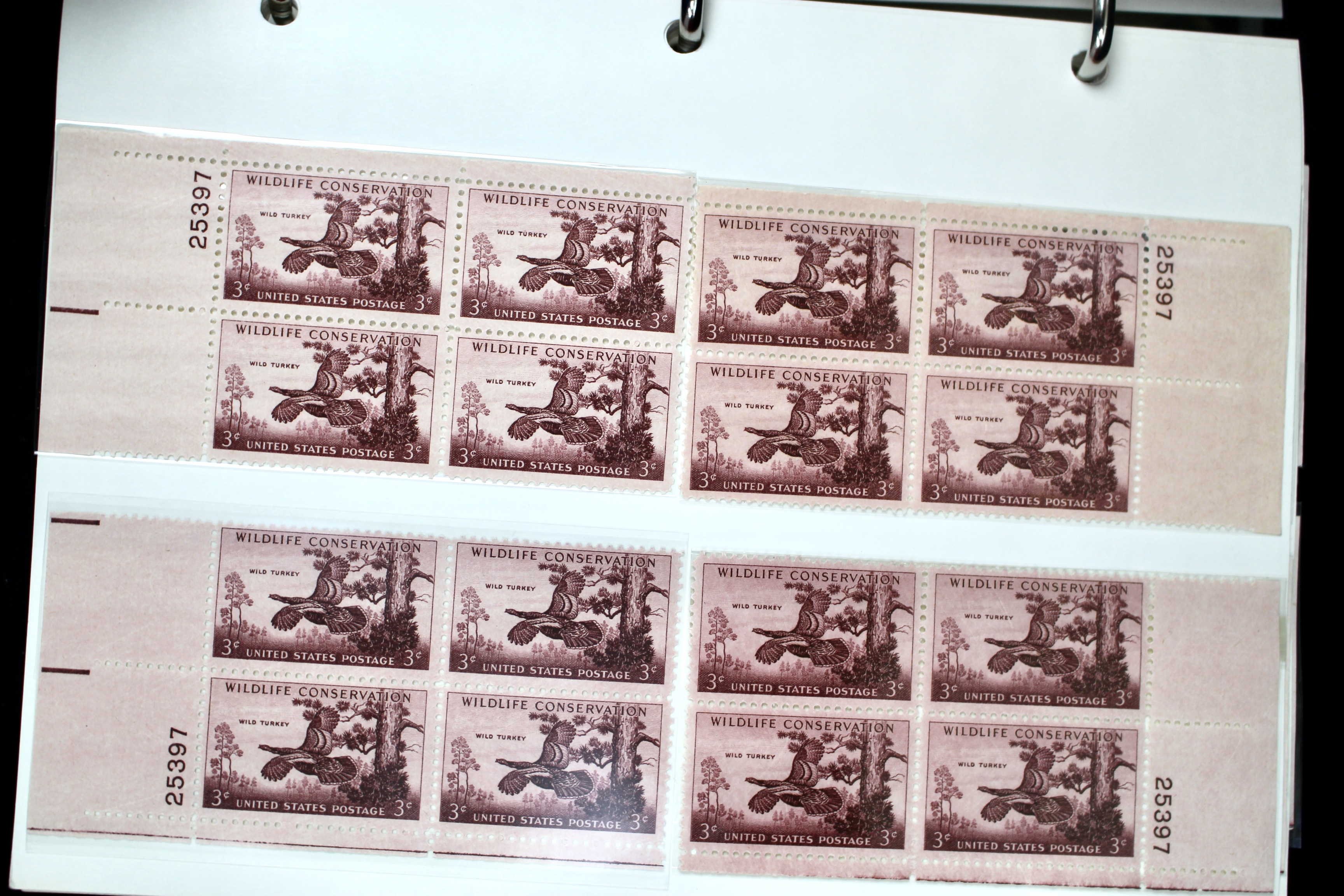 Matched Plate Block Collection Consisting of 720 Plate Blocks from 1950-1957