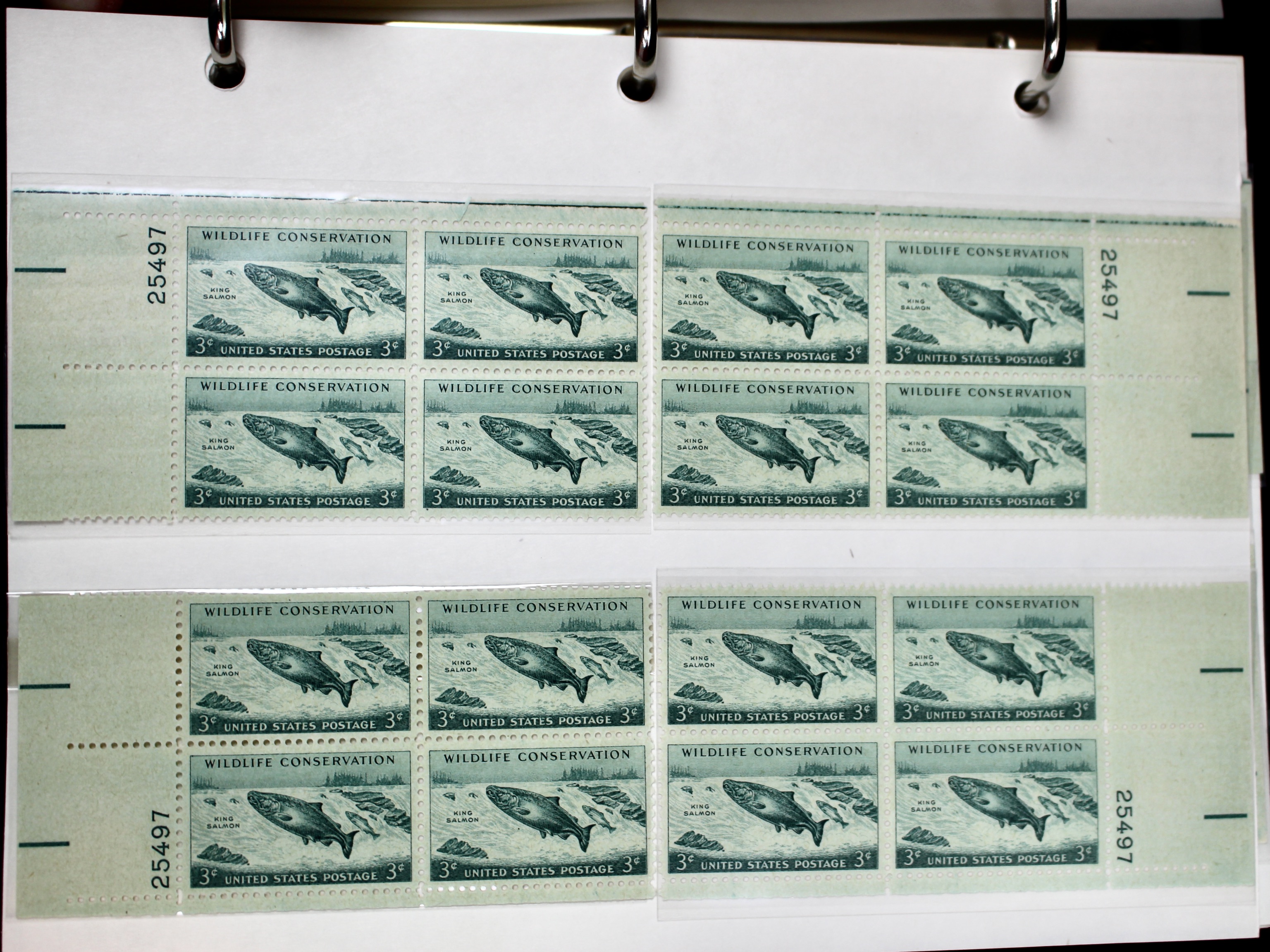 Matched Plate Block Collection Consisting of 720 Plate Blocks from 1950-1957