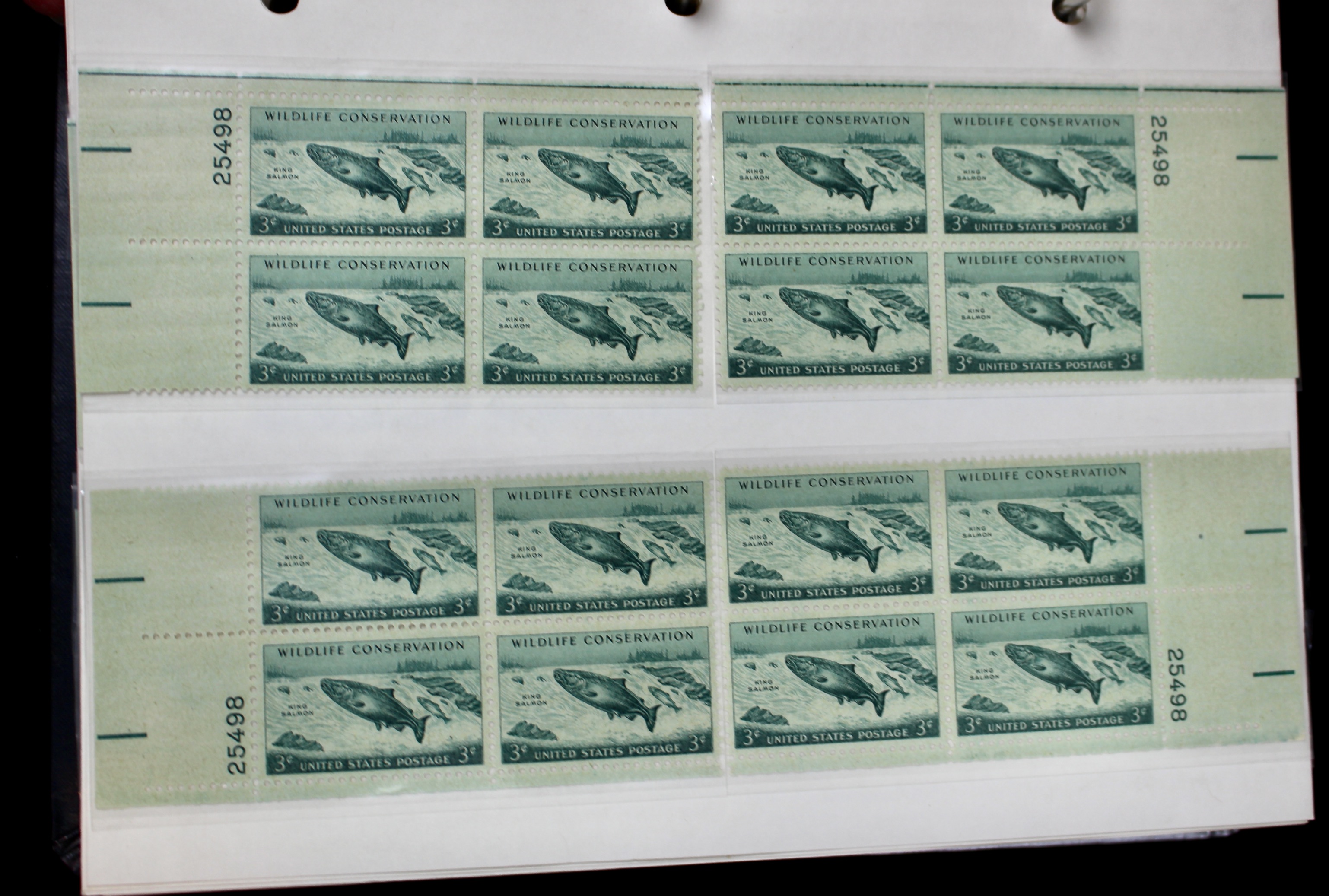 Matched Plate Block Collection Consisting of 720 Plate Blocks from 1950-1957