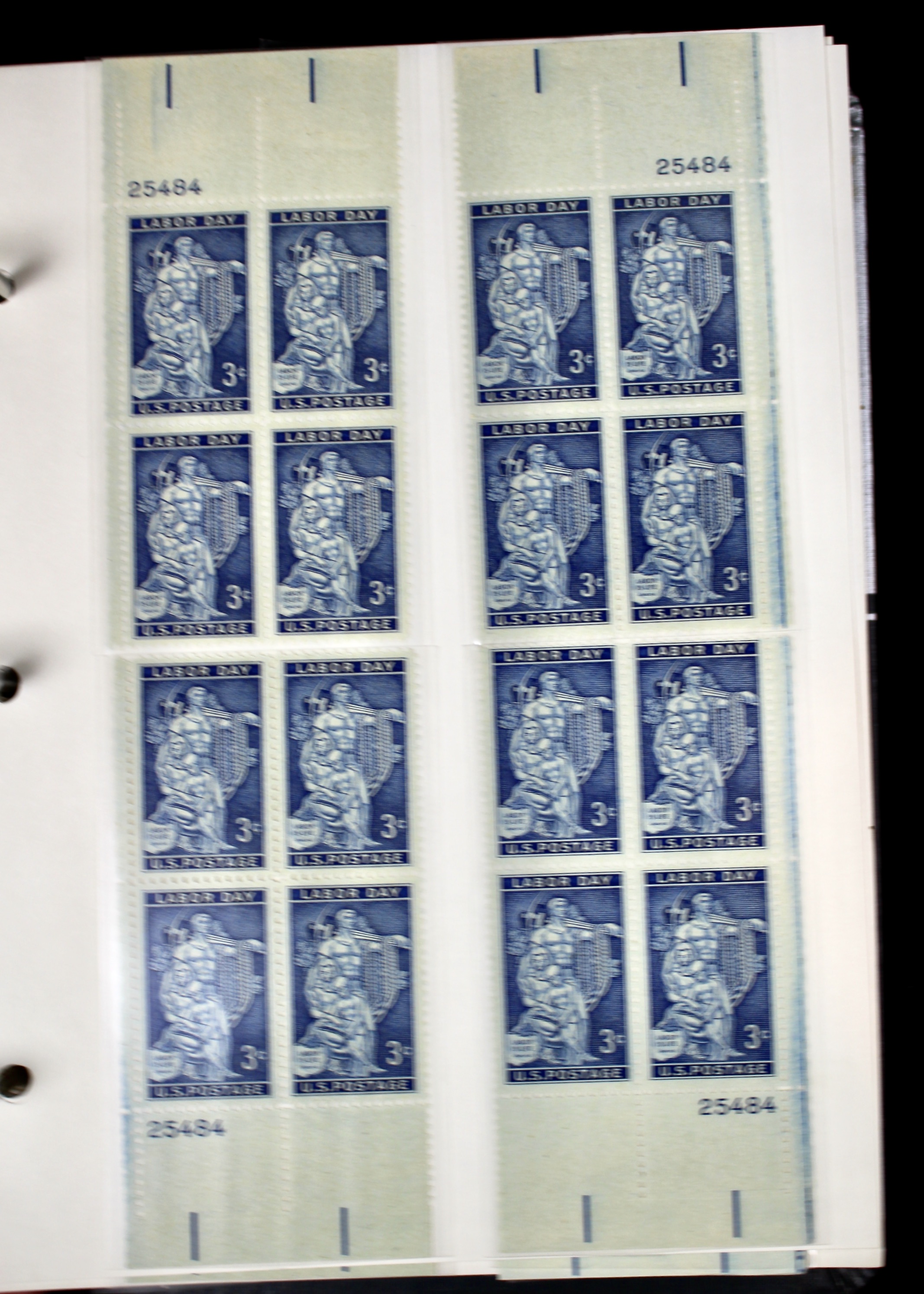 Matched Plate Block Collection Consisting of 720 Plate Blocks from 1950-1957