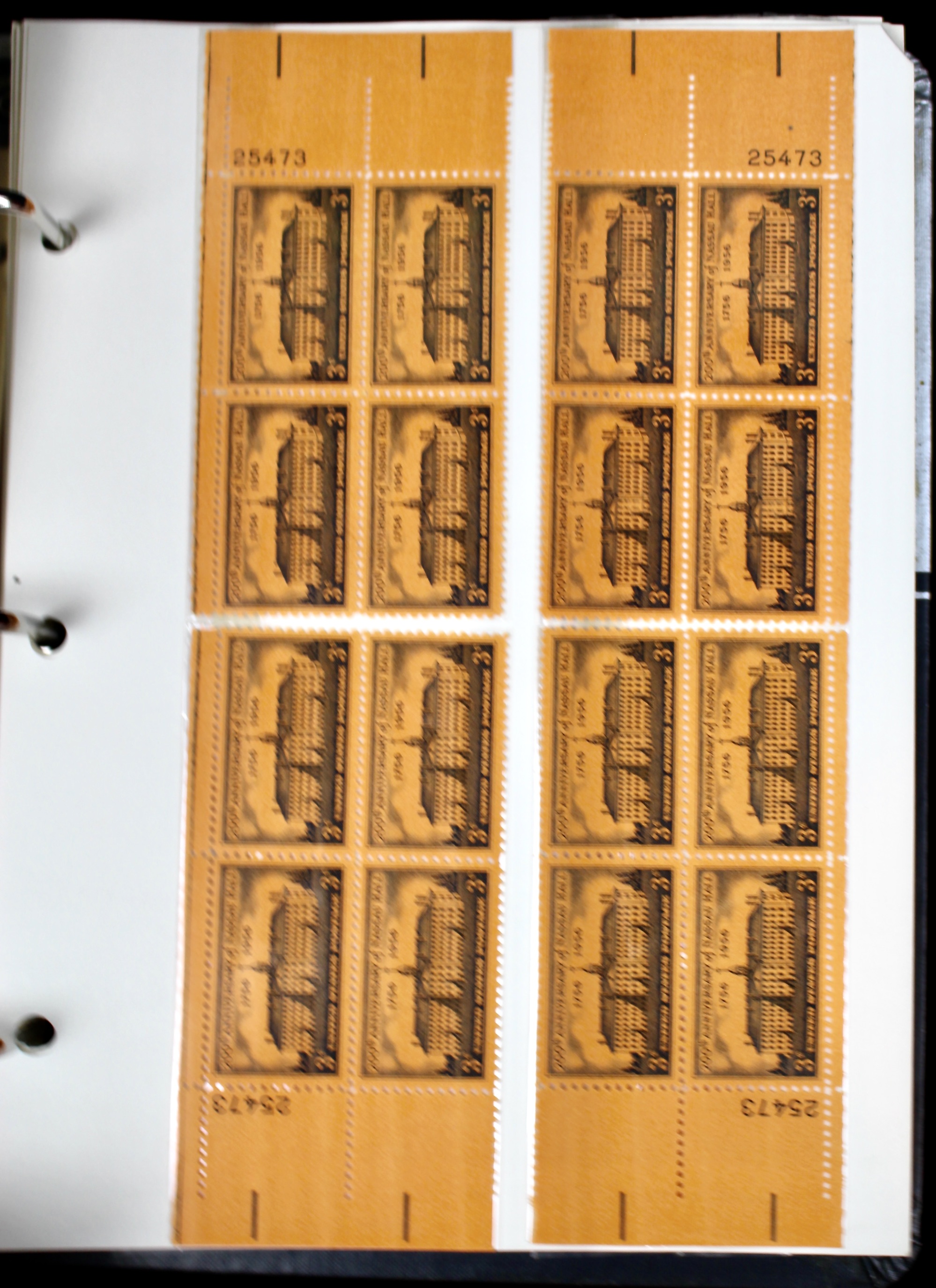 Matched Plate Block Collection Consisting of 720 Plate Blocks from 1950-1957