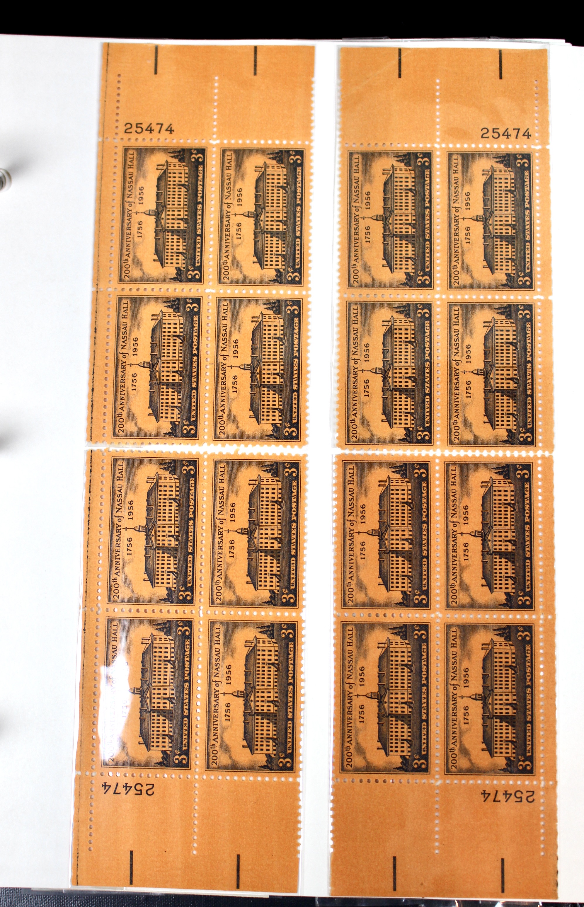 Matched Plate Block Collection Consisting of 720 Plate Blocks from 1950-1957