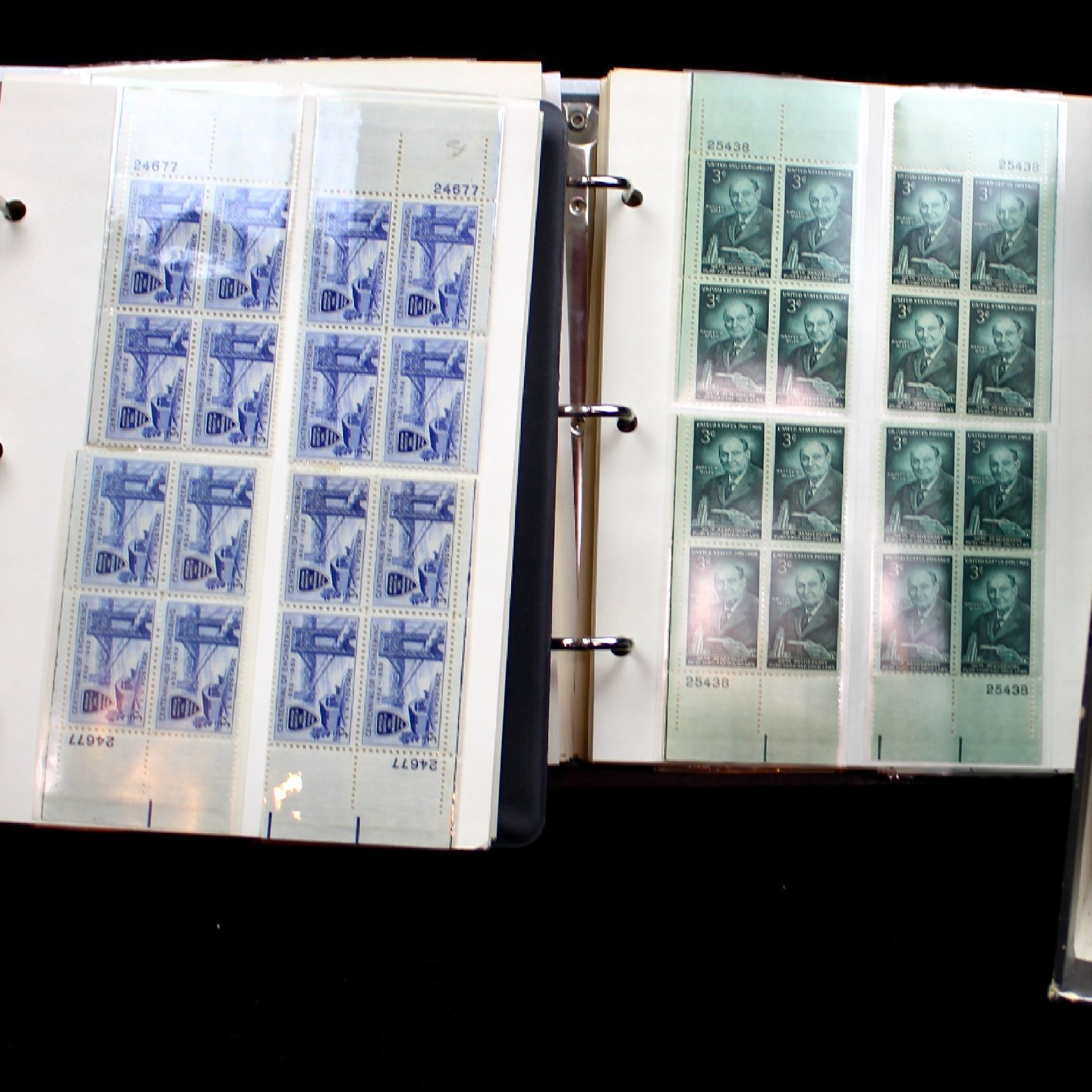 Matched Plate Block Collection Consisting of 720 Plate Blocks from 1950-1957
