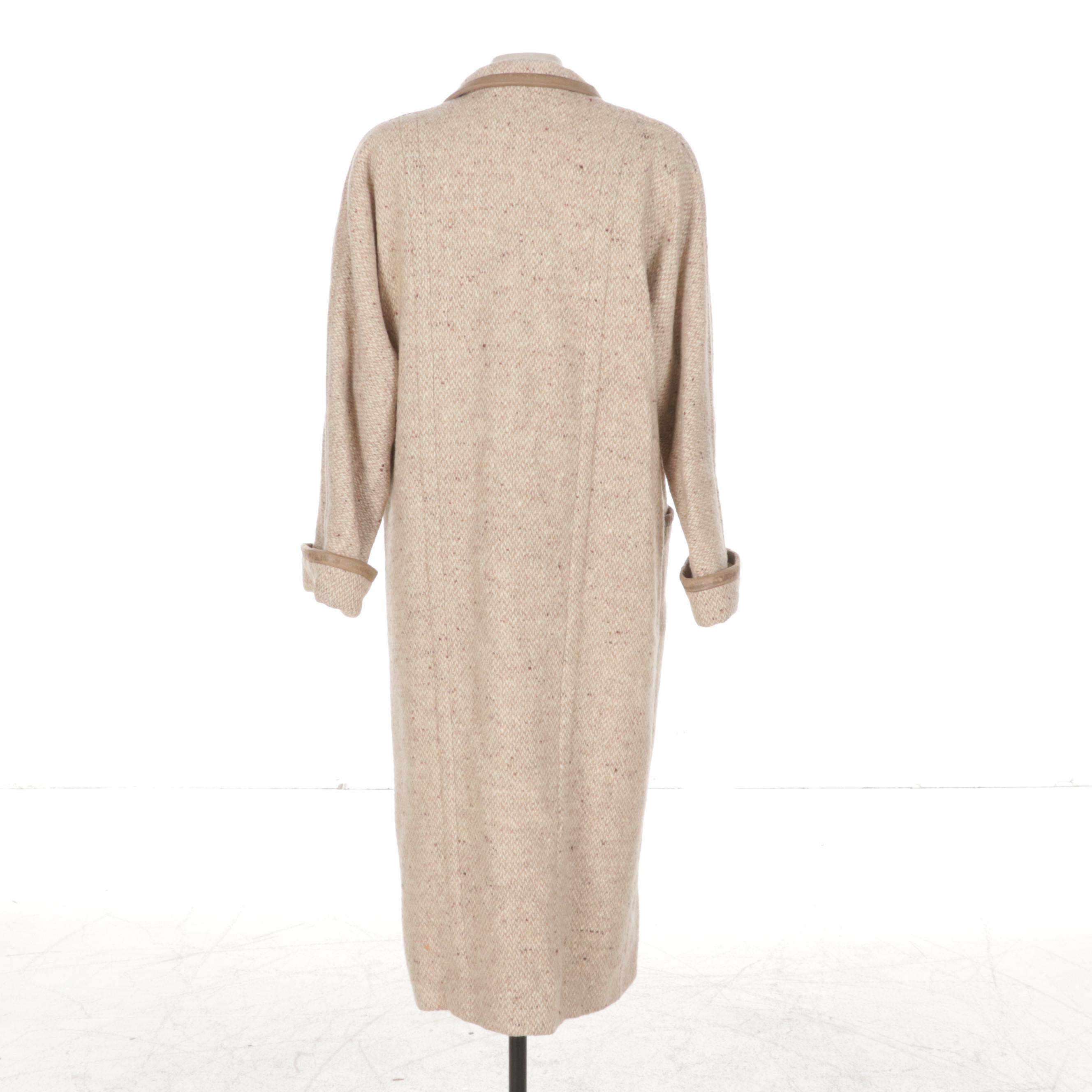 Louis Féraud Tweed Wool Coat