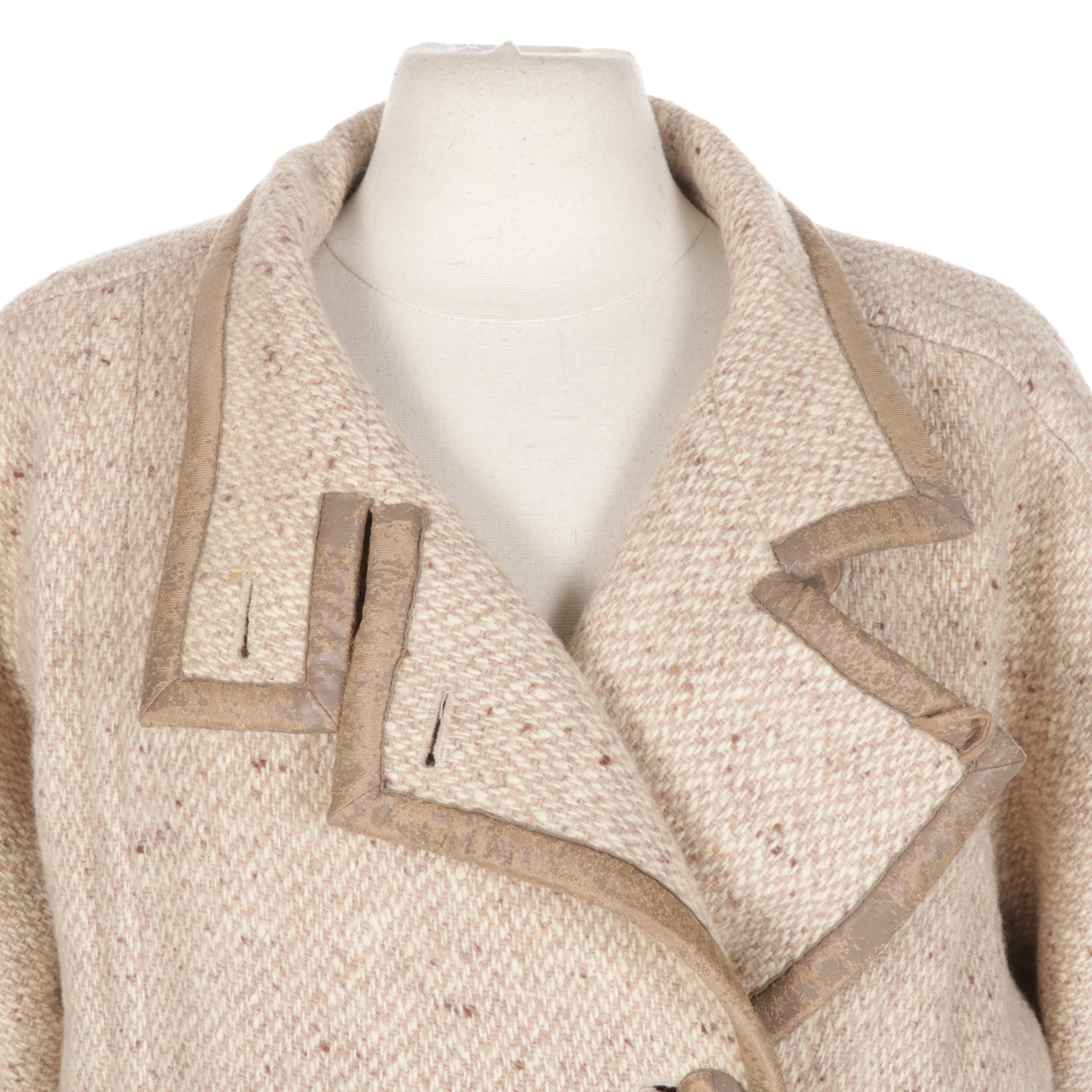 Louis Féraud Tweed Wool Coat