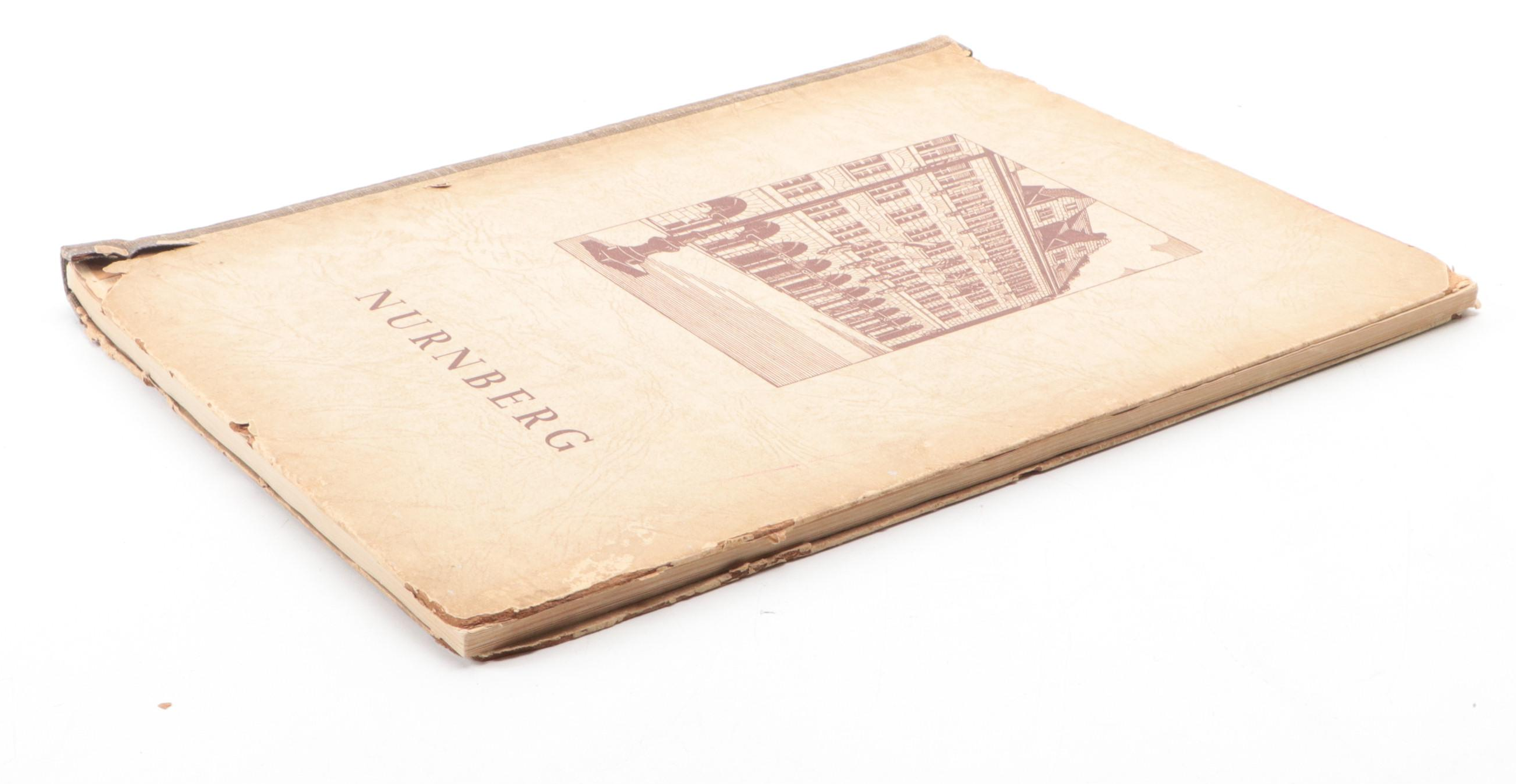 First Edition "Nurnberg" by Charles W. Alexander with Trial Brochures