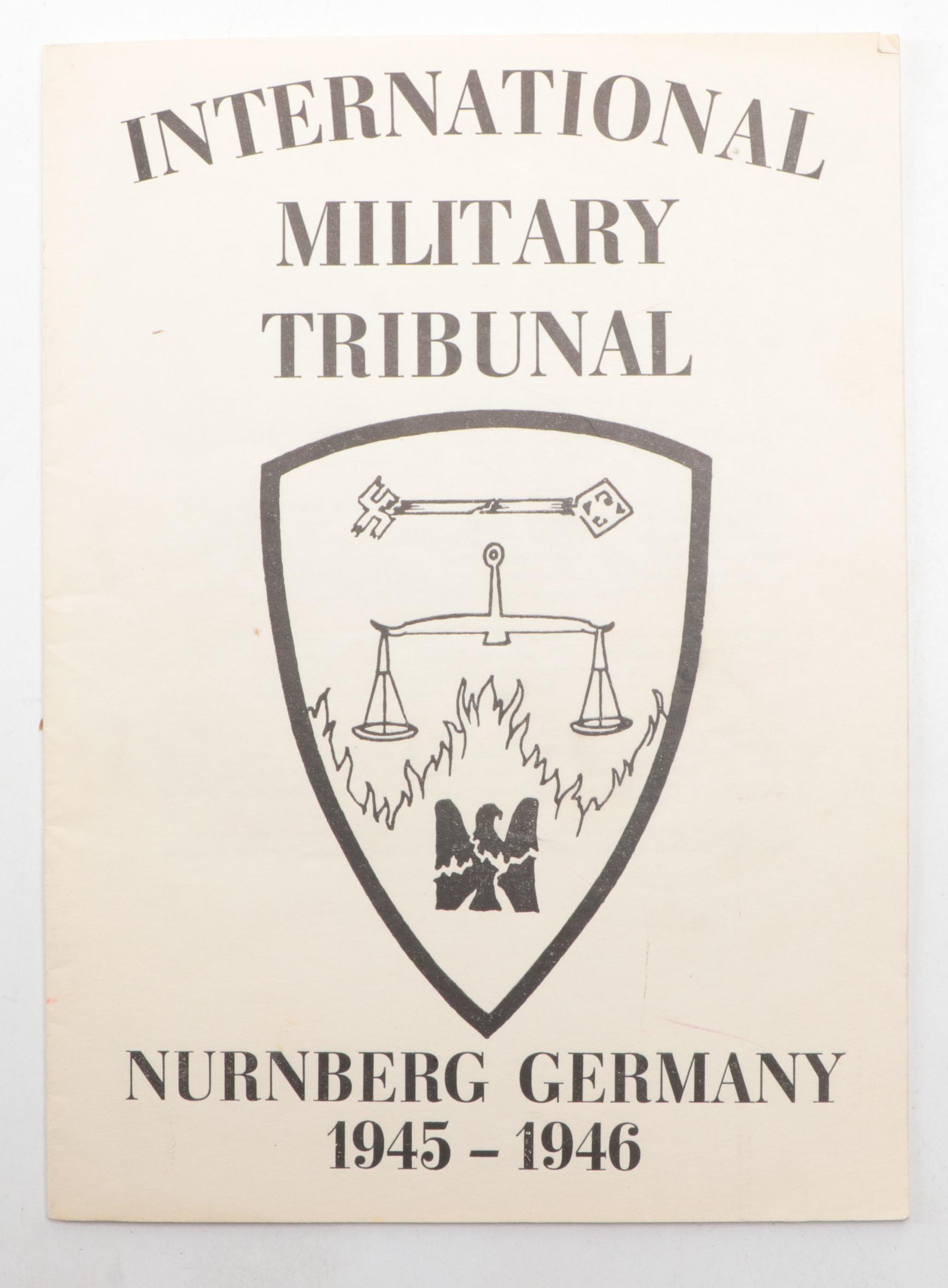 First Edition "Nurnberg" by Charles W. Alexander with Trial Brochures