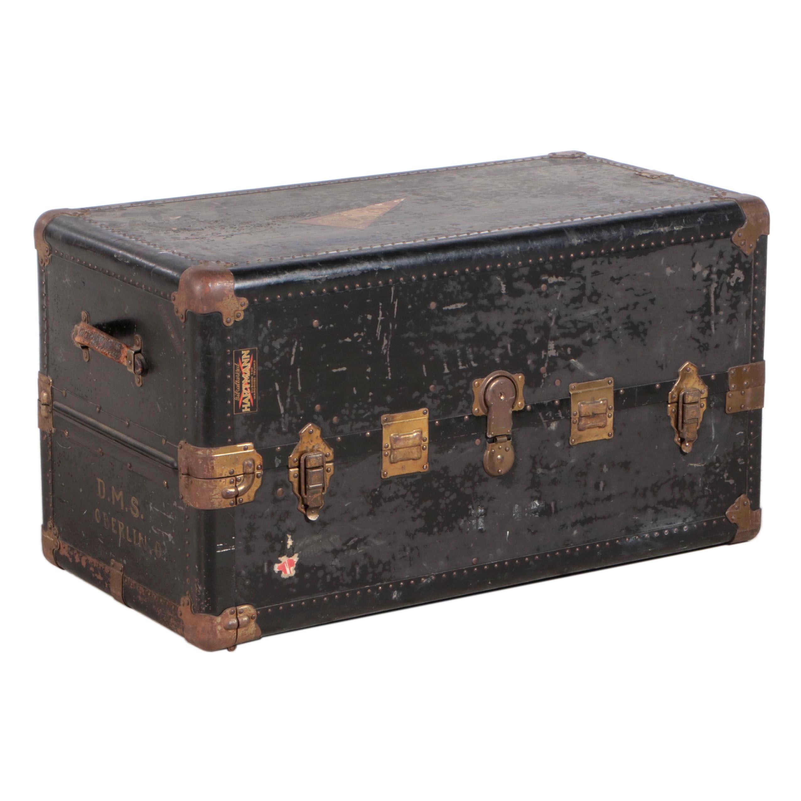 Hartmann "Gibraltarized" Wardrobe Trunk, Early 20th Century