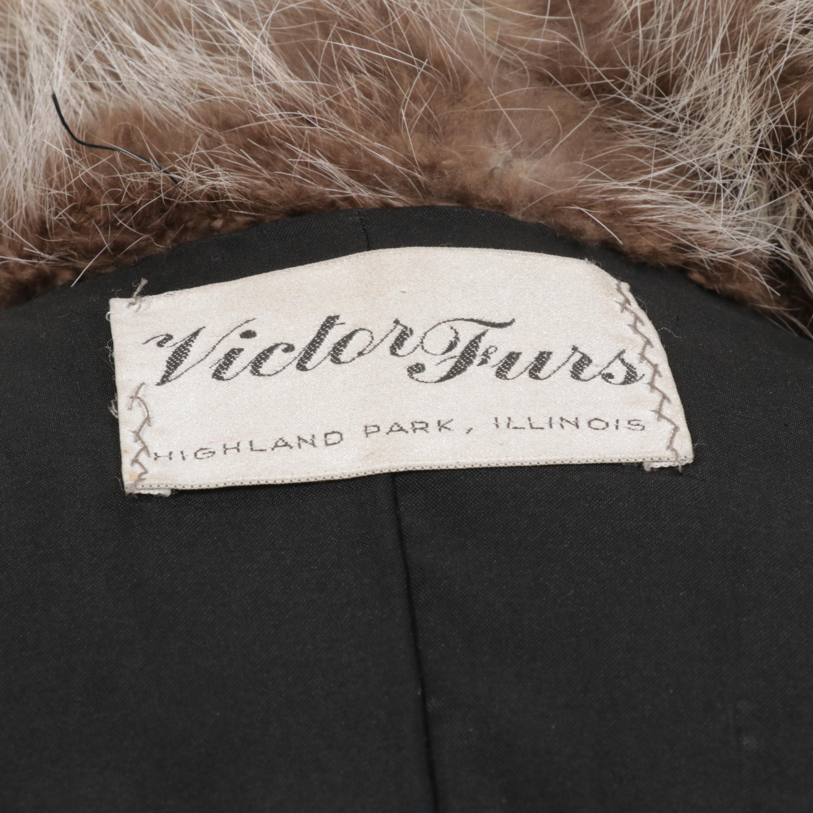 Full-Length Raccoon Fur Coat by Victor Furs