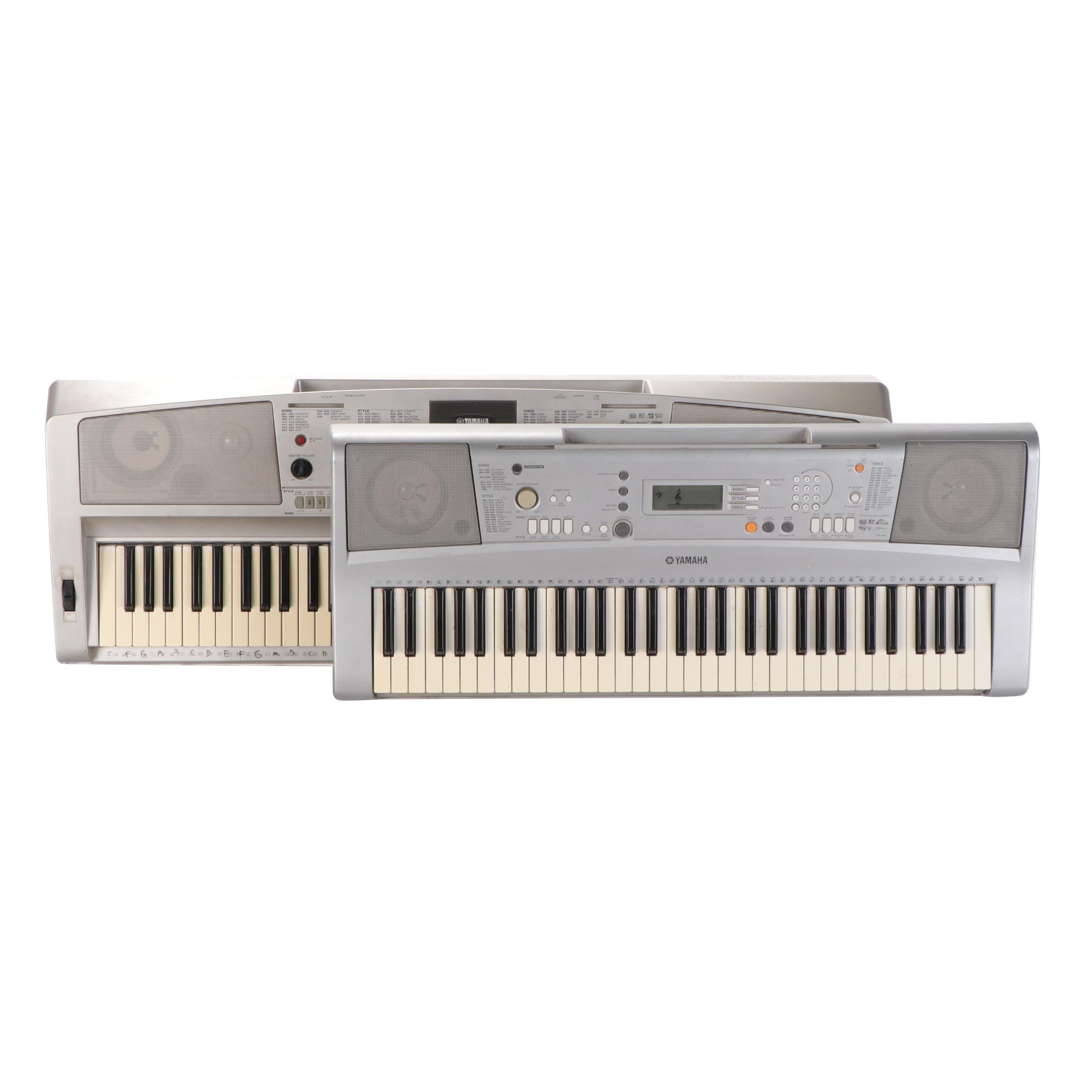 Yamaha DGX-305 and YPT-300 Portable Electric Keyboards