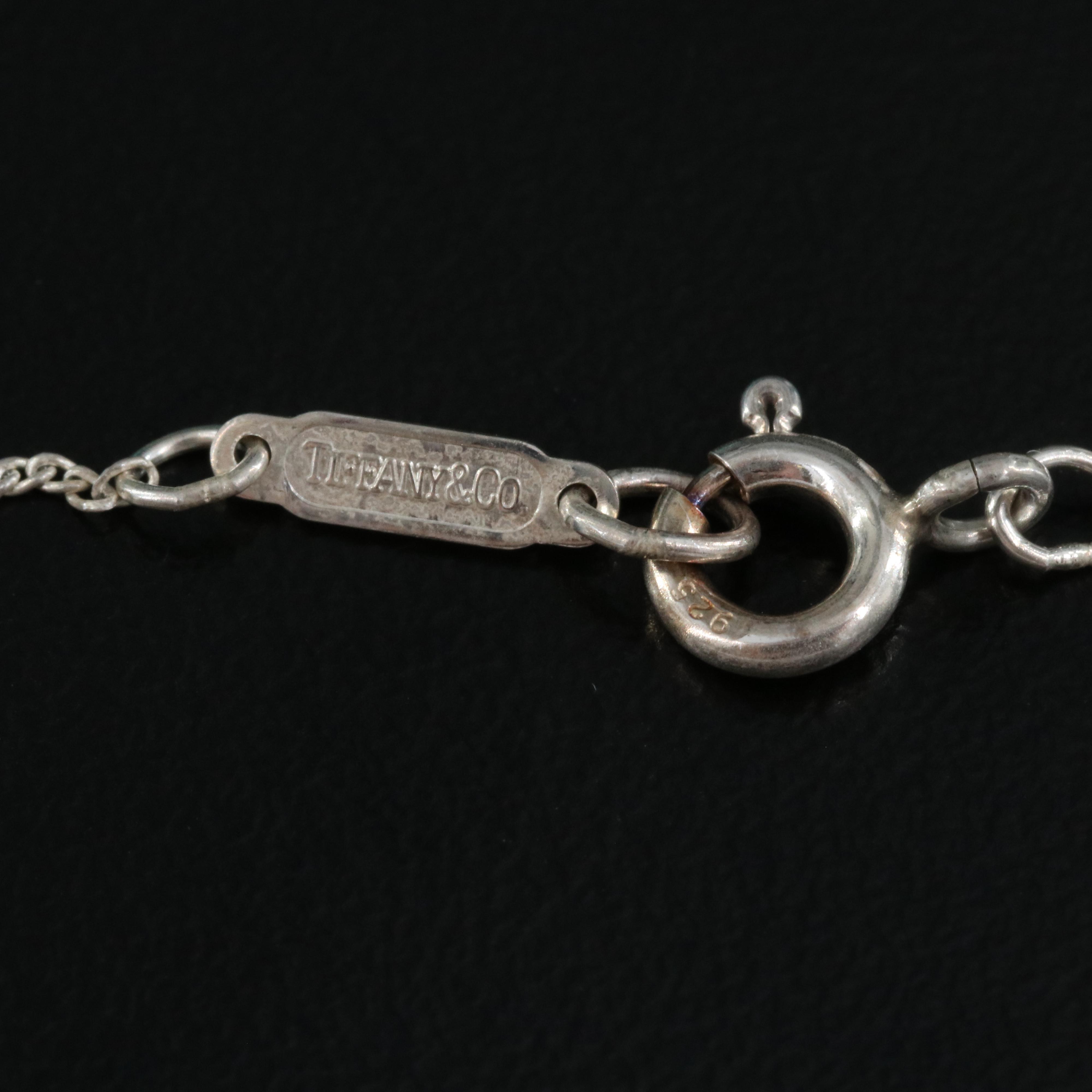 Tiffany & Co. Sterling Sun Bear Pendant Necklace