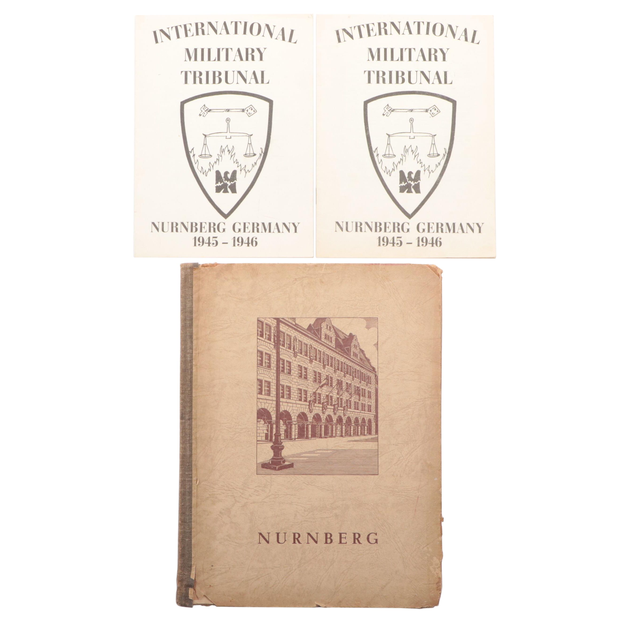 First Edition "Nurnberg" by Charles W. Alexander with Trial Brochures