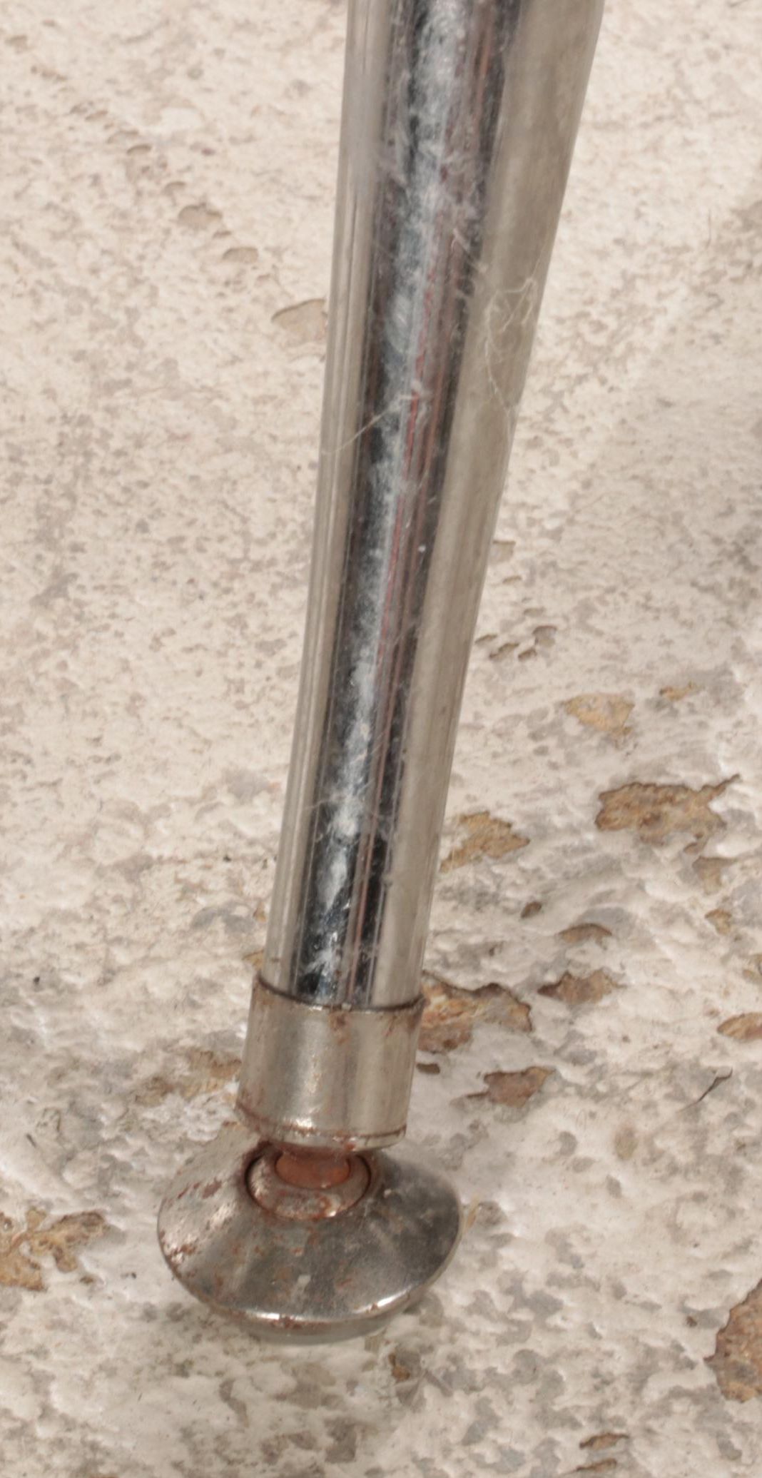 Eleven VIRCO Chrome and Navy Blue Molded Plastic Child's Stacking Side Chairs