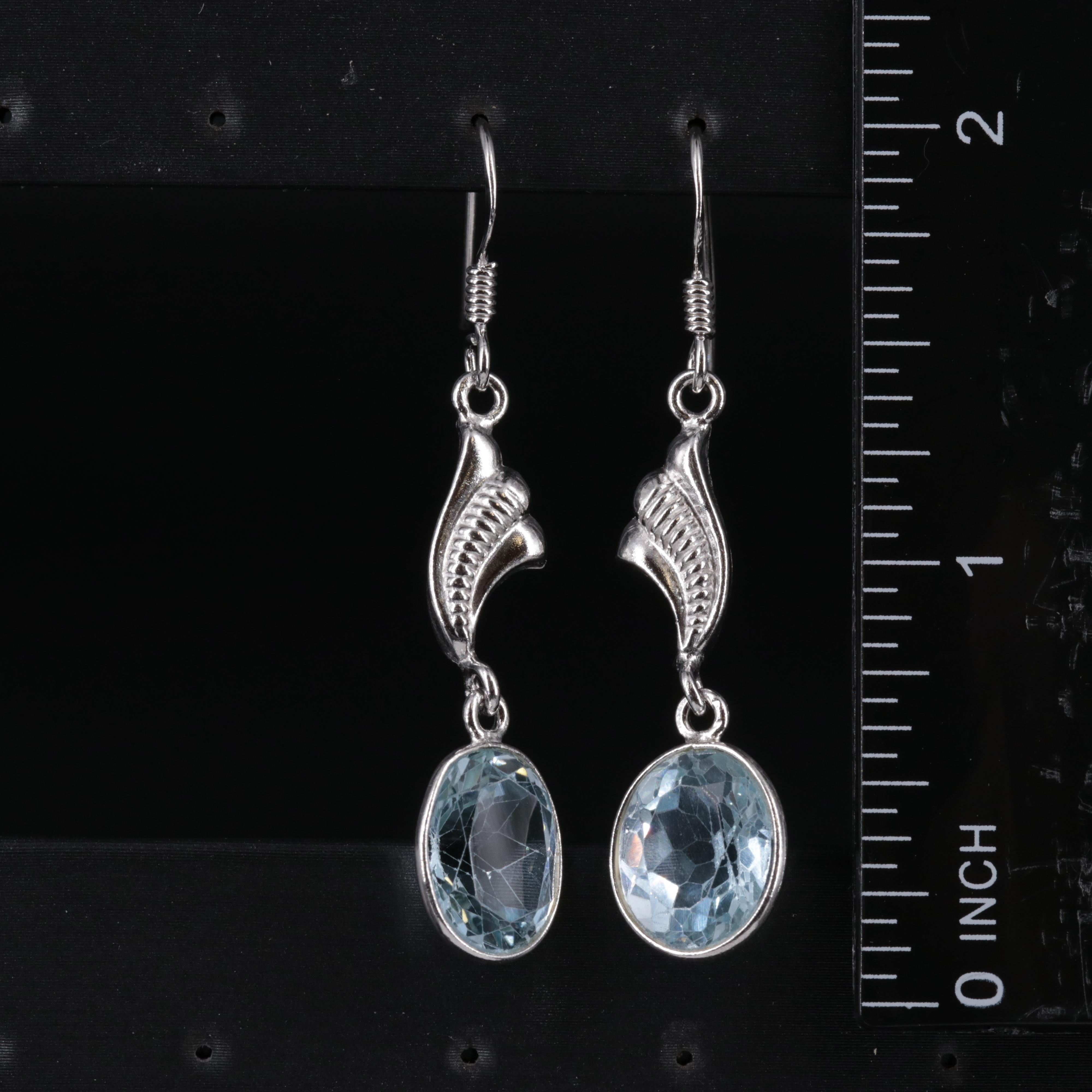Sterling Silver Earrings Including Gemstones