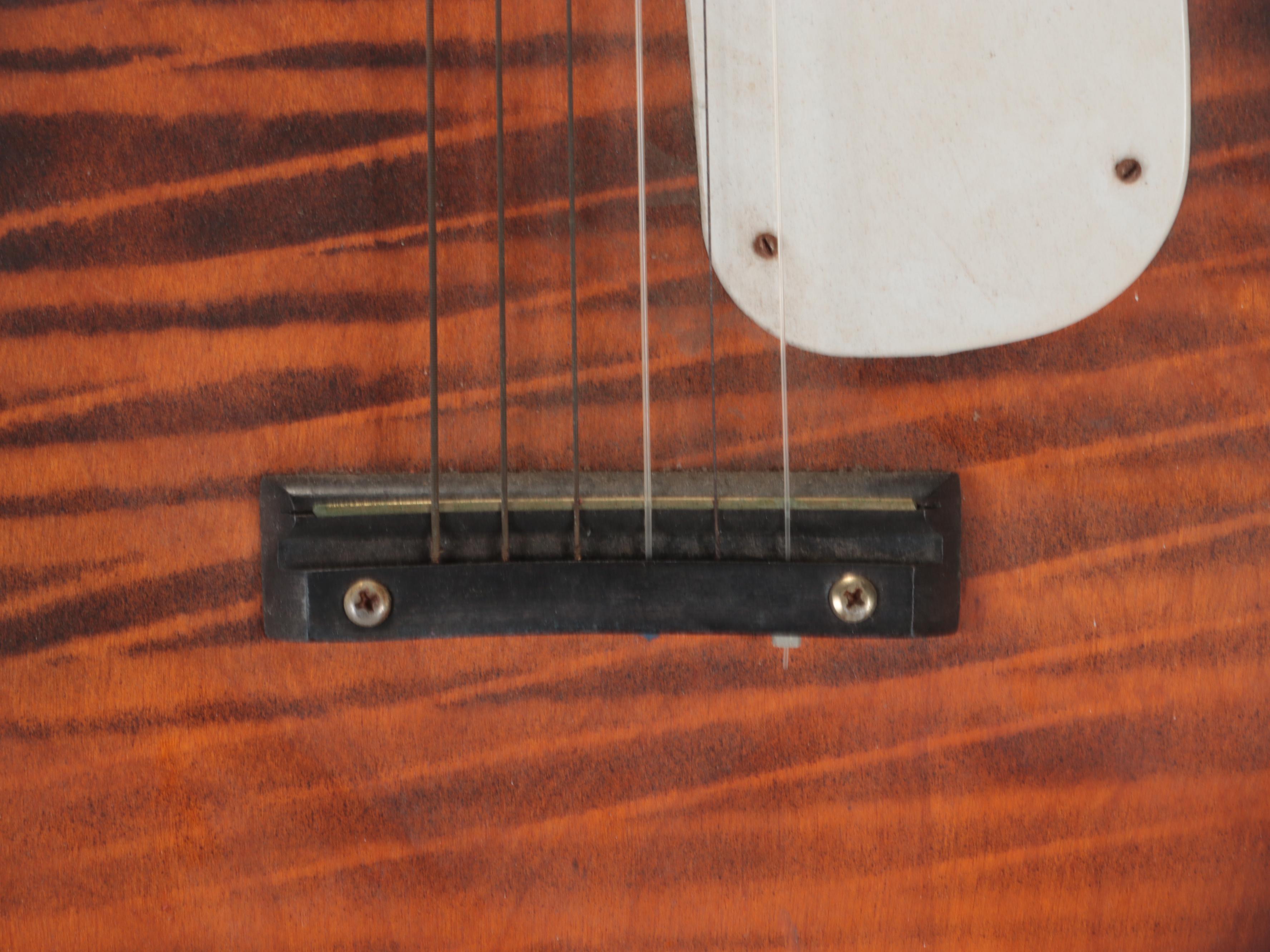 Silvertone Acoustic Guitar with Case and Sheet Music, Late 20th Century
