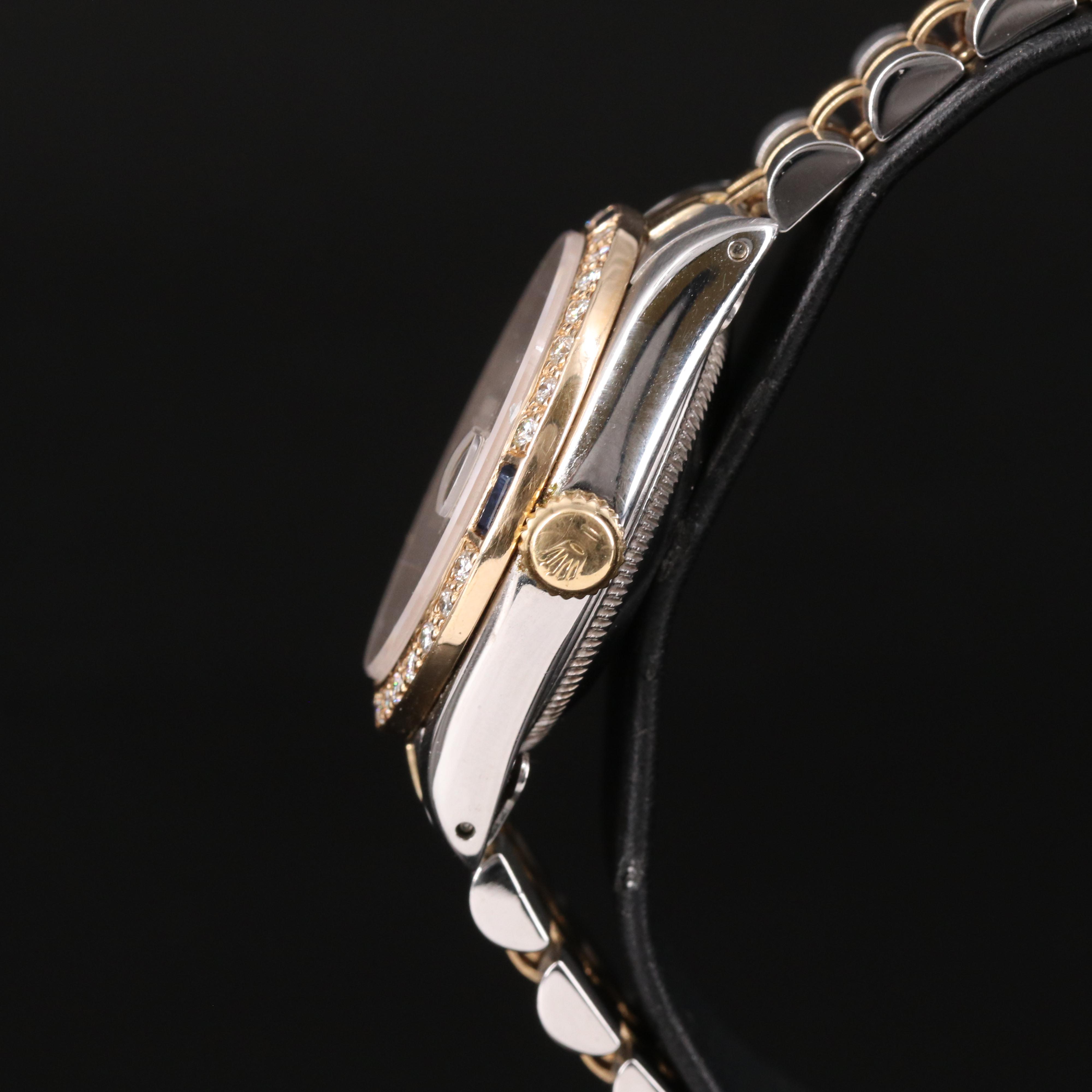 1984 Rolex Datejust Diamond Dial and Bezel with Sapphire Automatic Watch