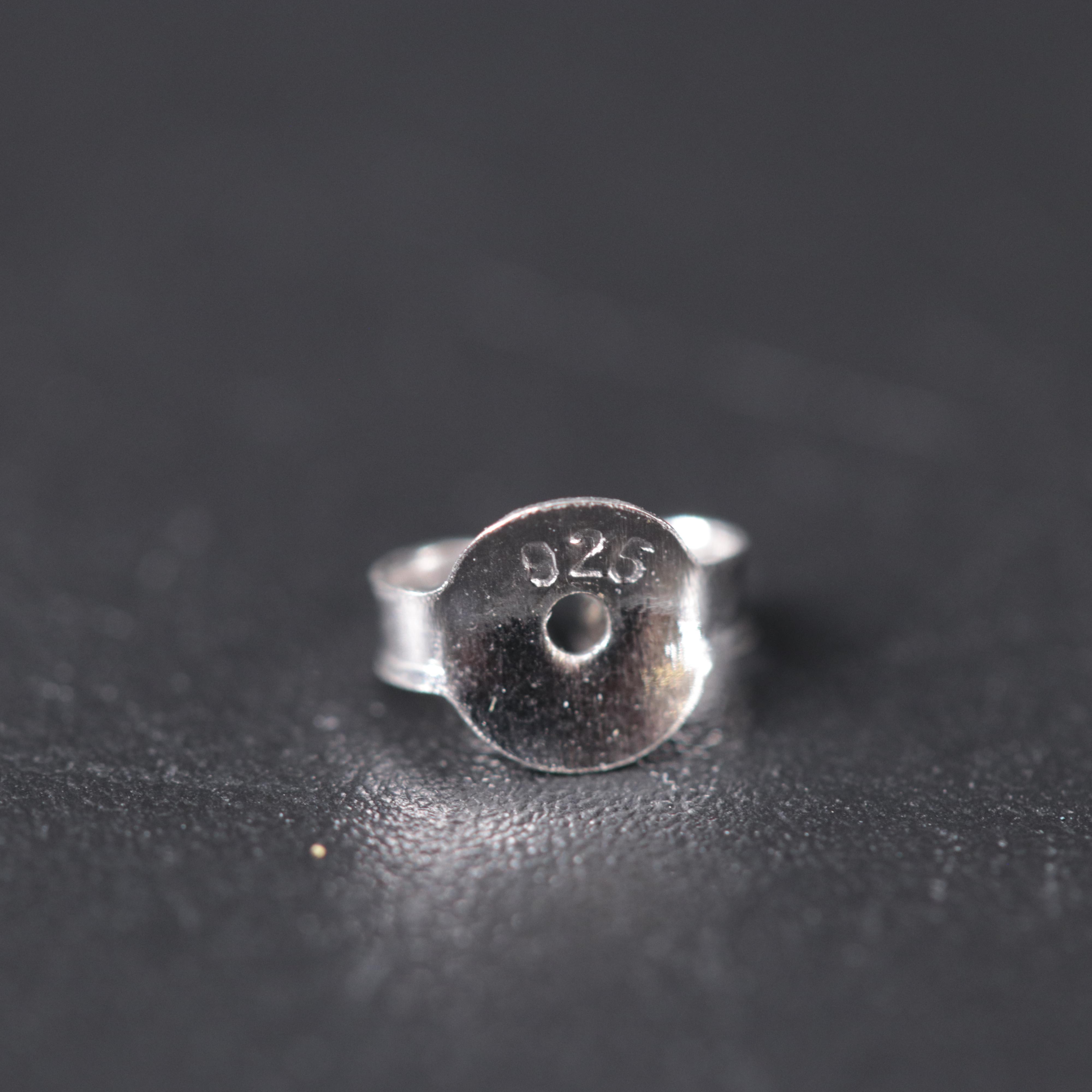 Sterling Silver Gemstone Stud Earring Duo