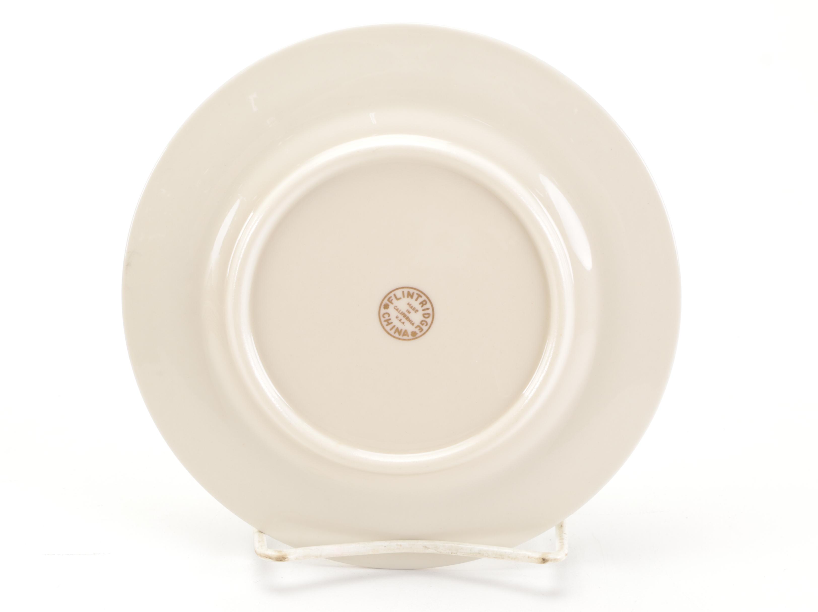 Flintridge China "Sylvan Sage Green" Dinnerware, 1959-1971