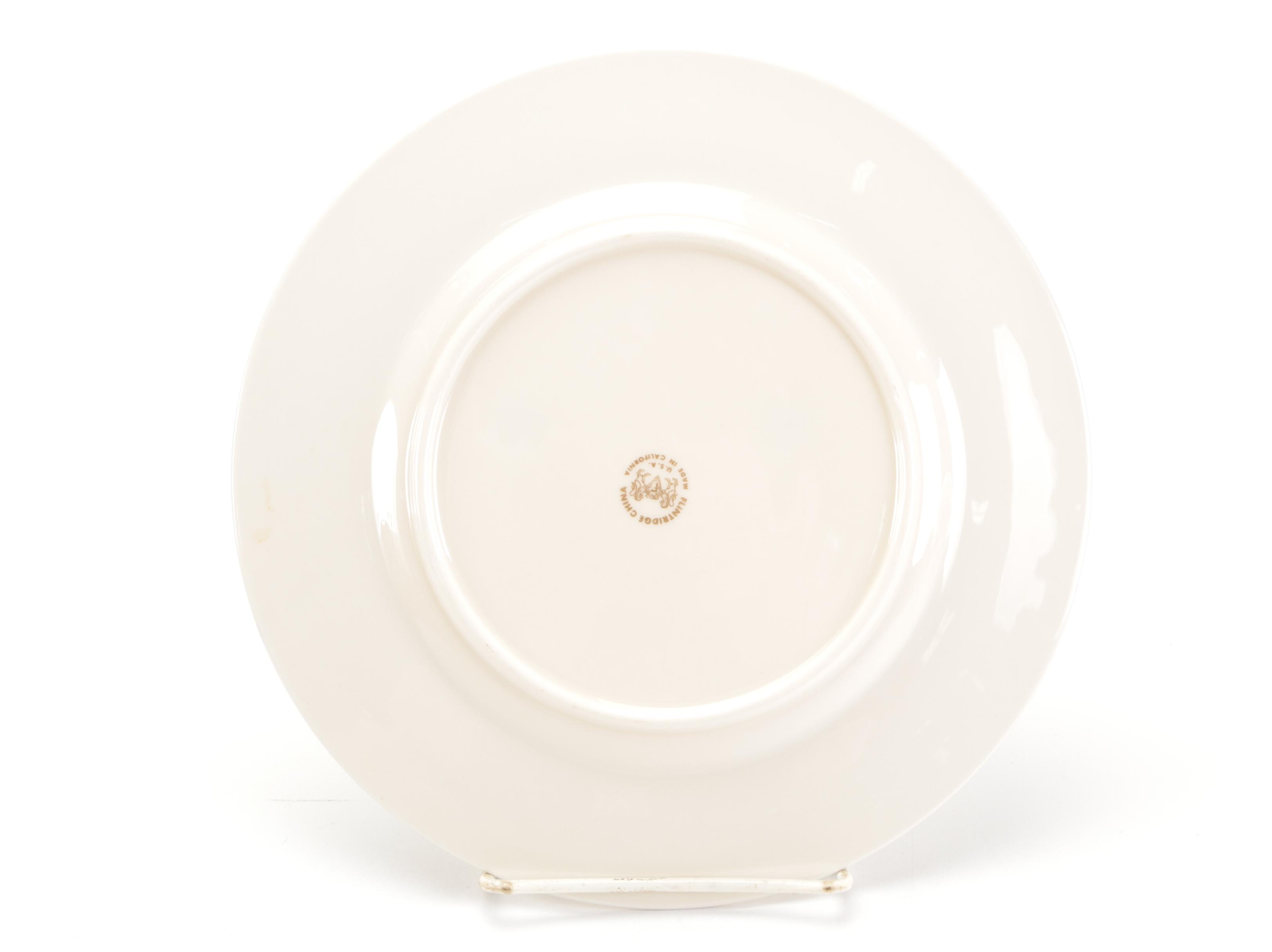 Flintridge China "Sylvan Sage Green" Dinnerware, 1959-1971