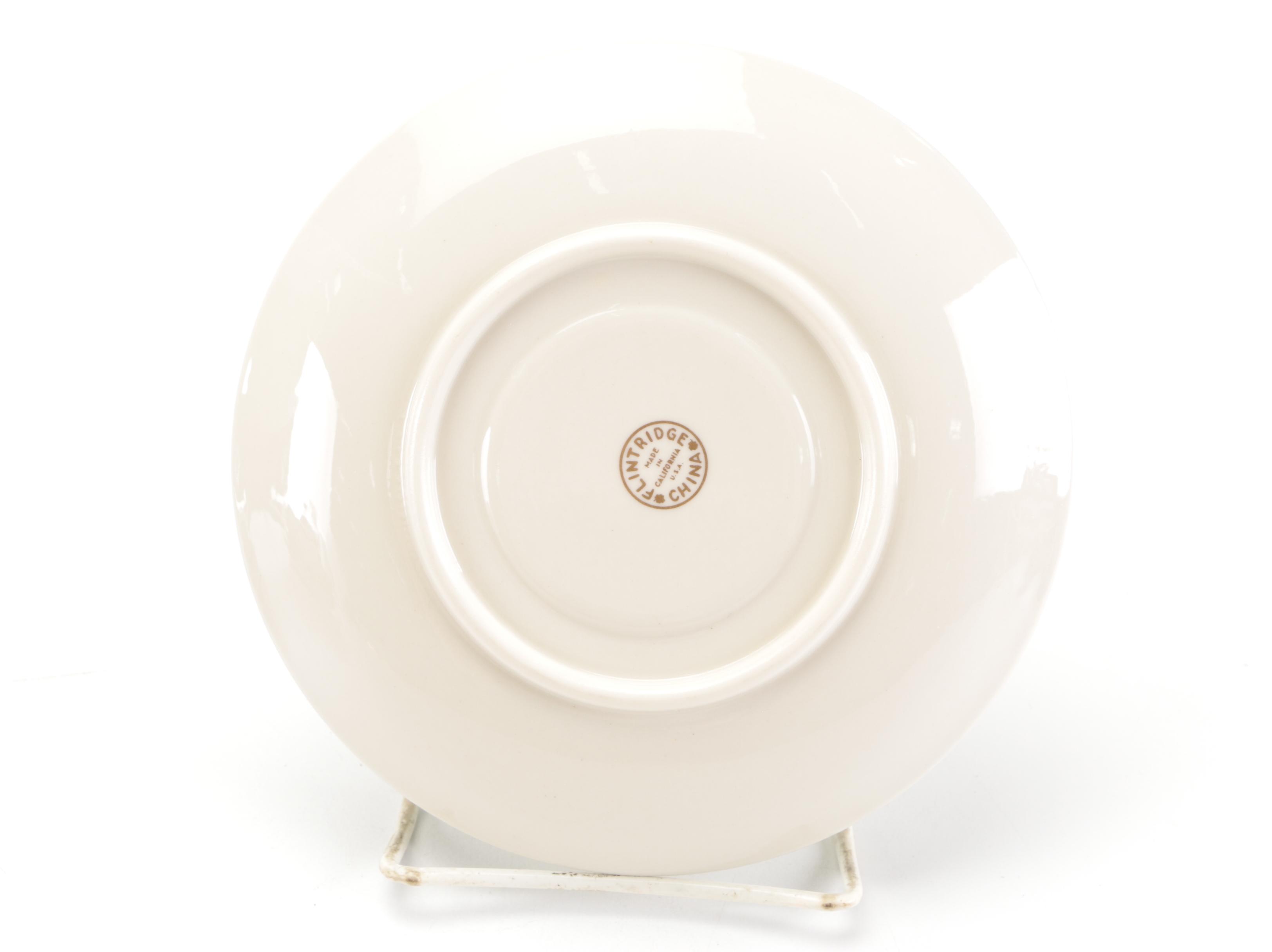 Flintridge China "Sylvan Sage Green" Dinnerware, 1959-1971