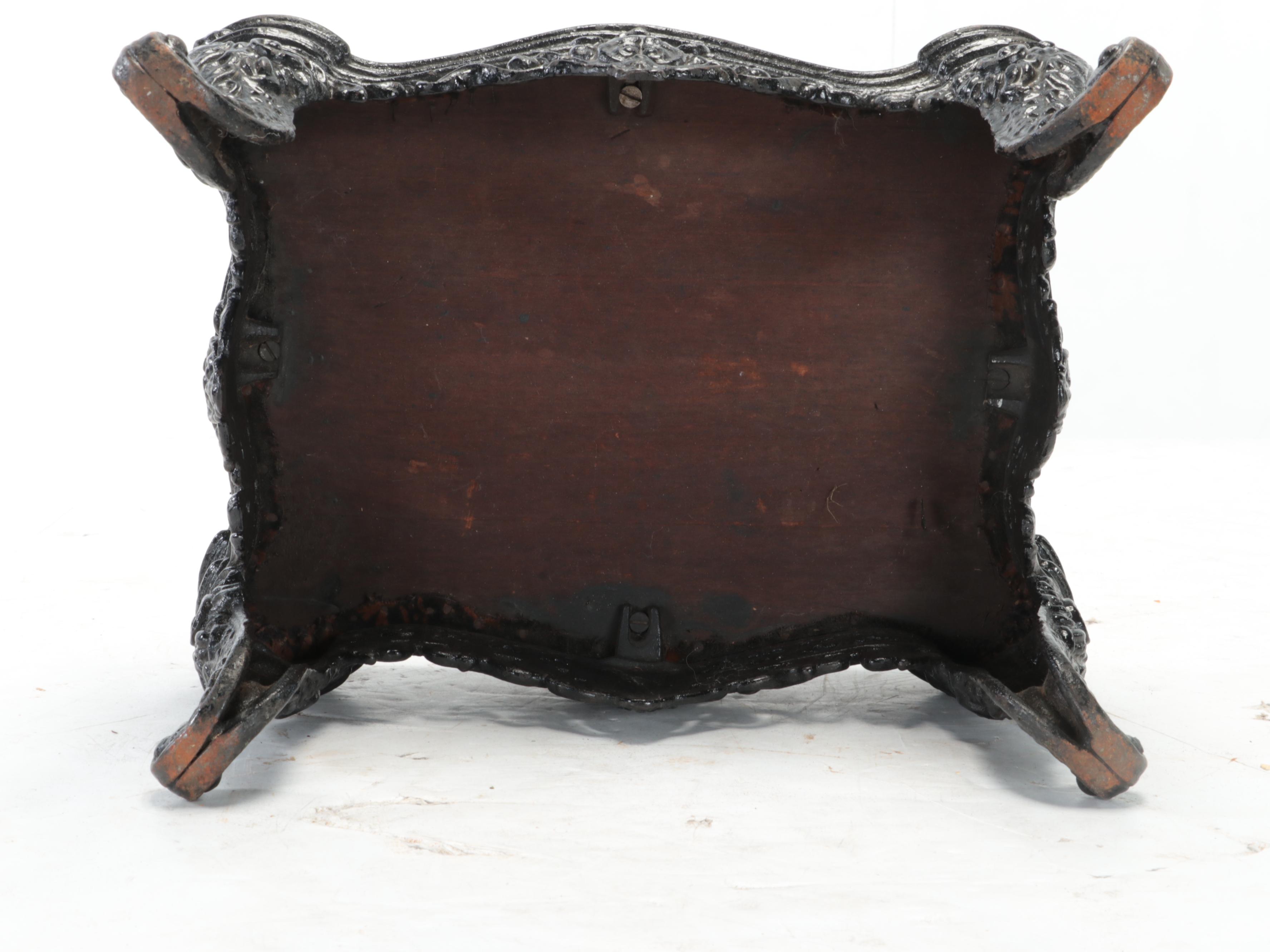 Victorian Style Cast Iron Footstool