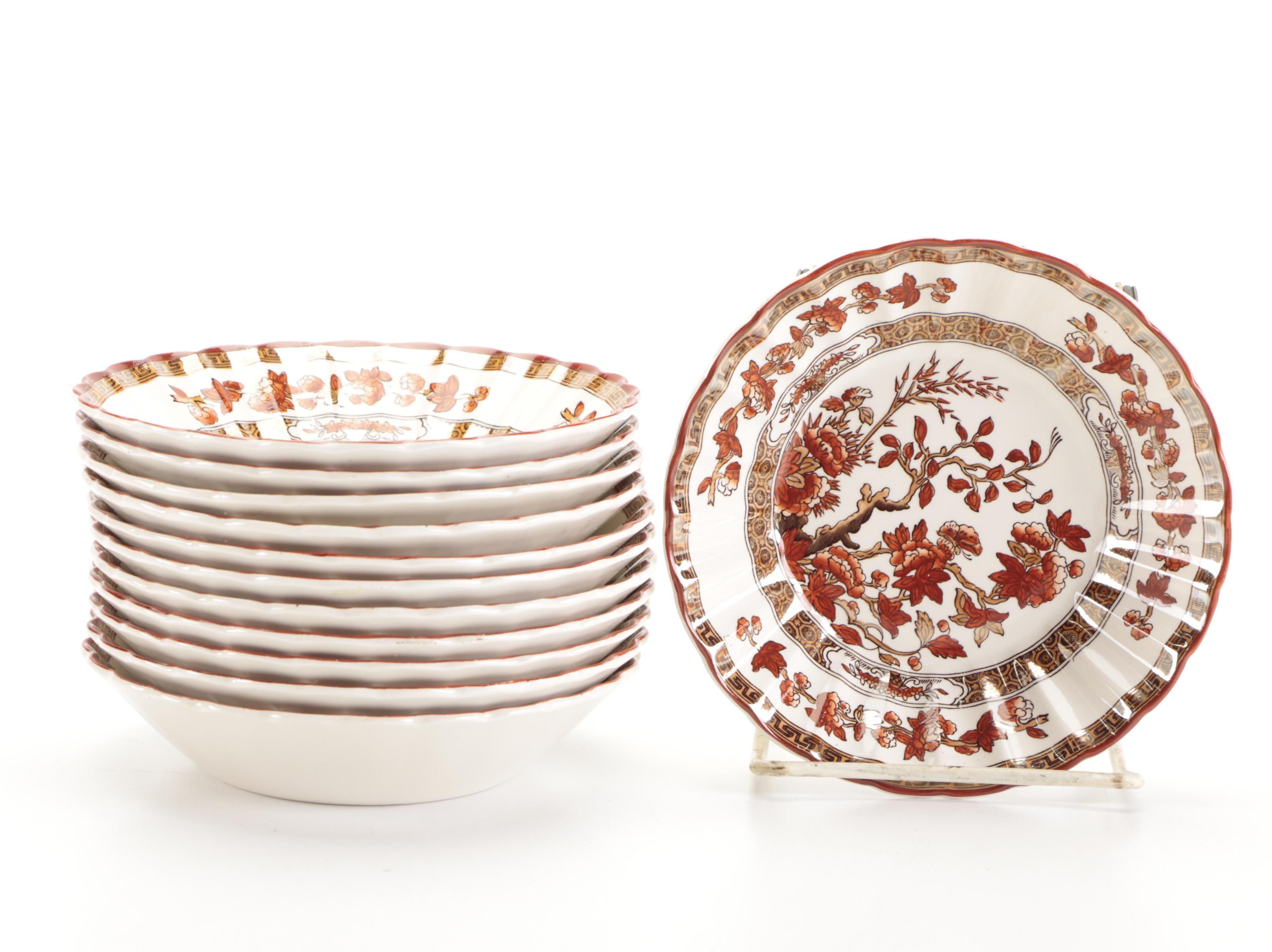 Copeland Spode "India Tree" Pattern China Service for Twelve (Plus)