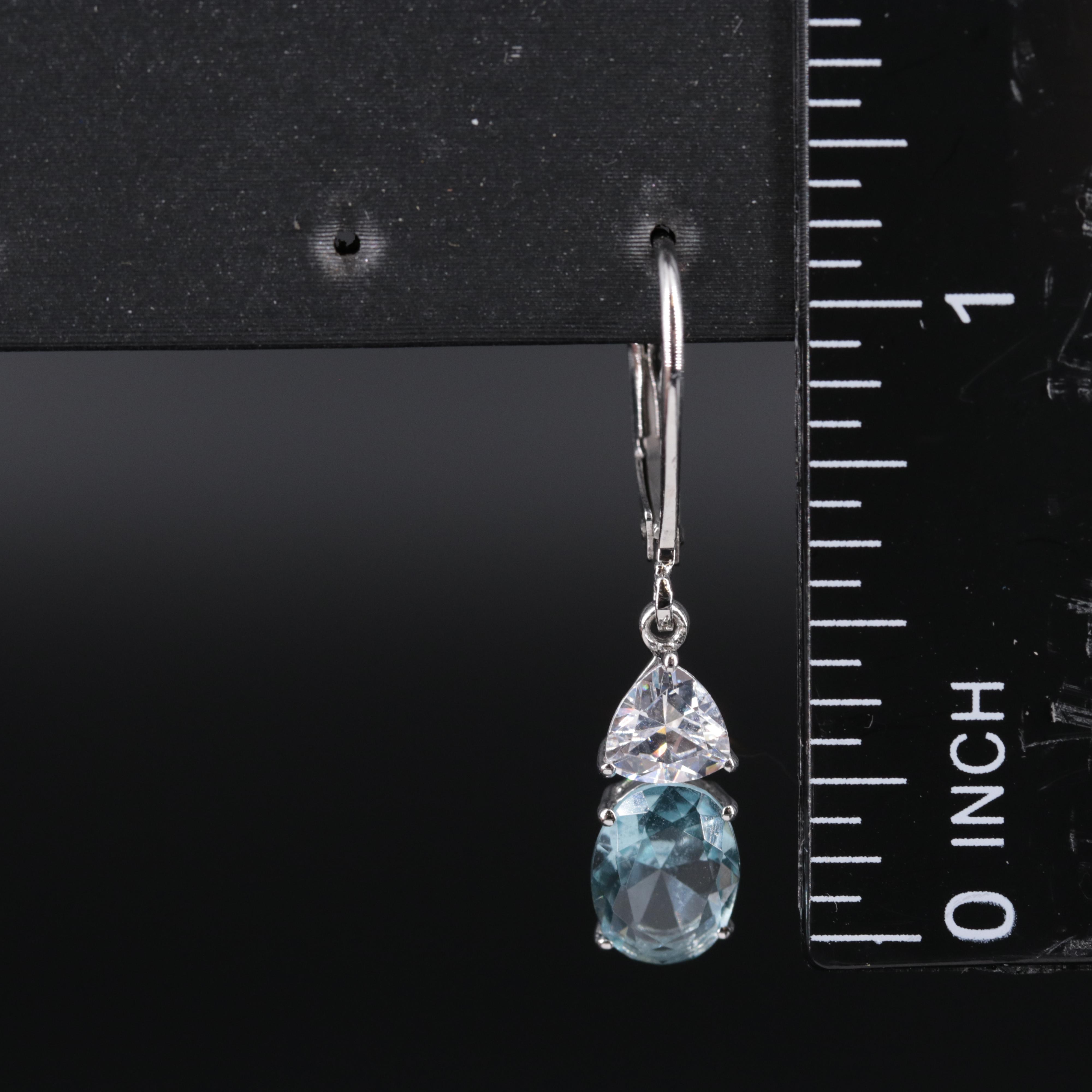 Sterling Silver Earring Duo Including Gemstones