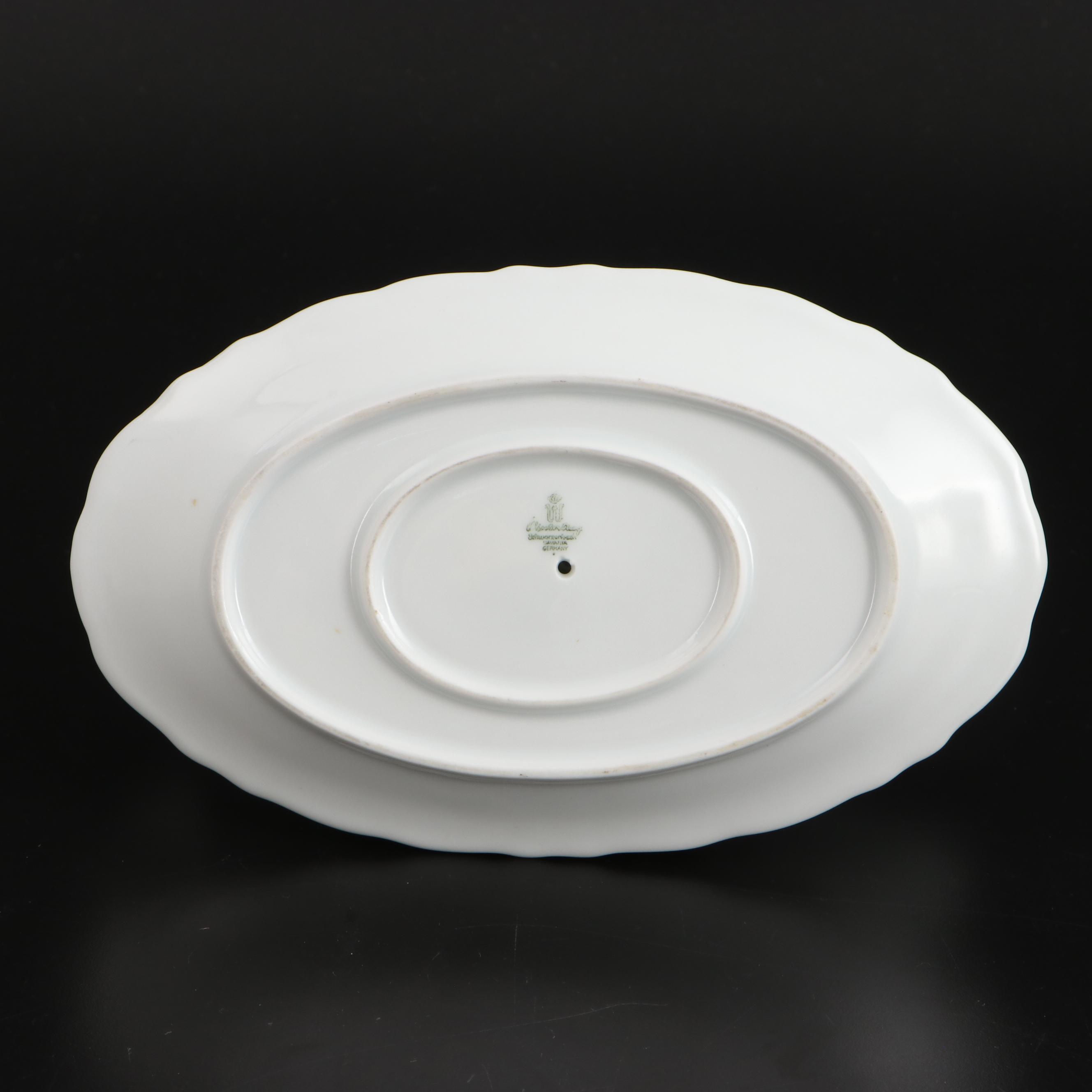 Winterling "Dawn Rose" Porcelain Dinnerware, Late 20th Century