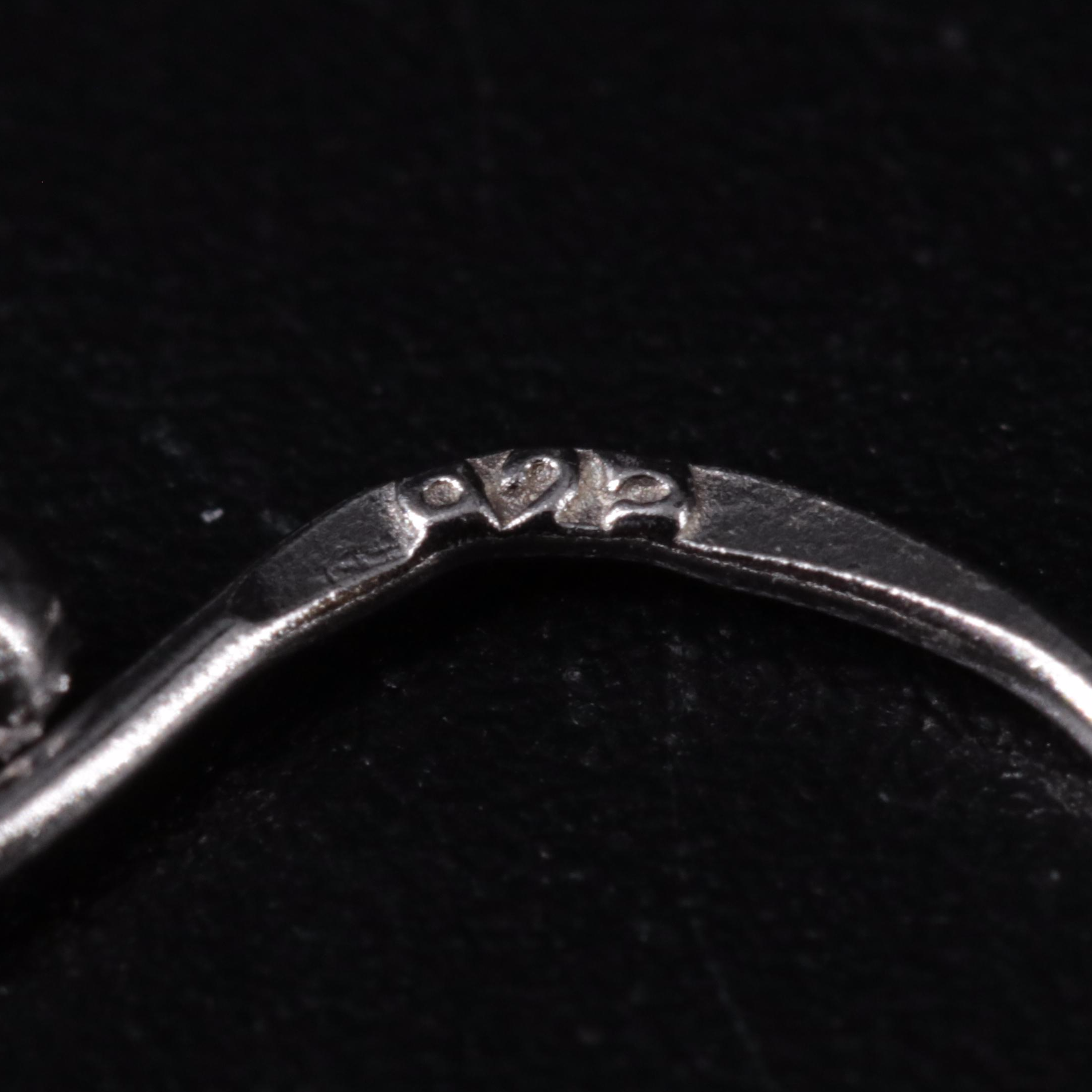 Sterling Silver Earrings With Gemstones