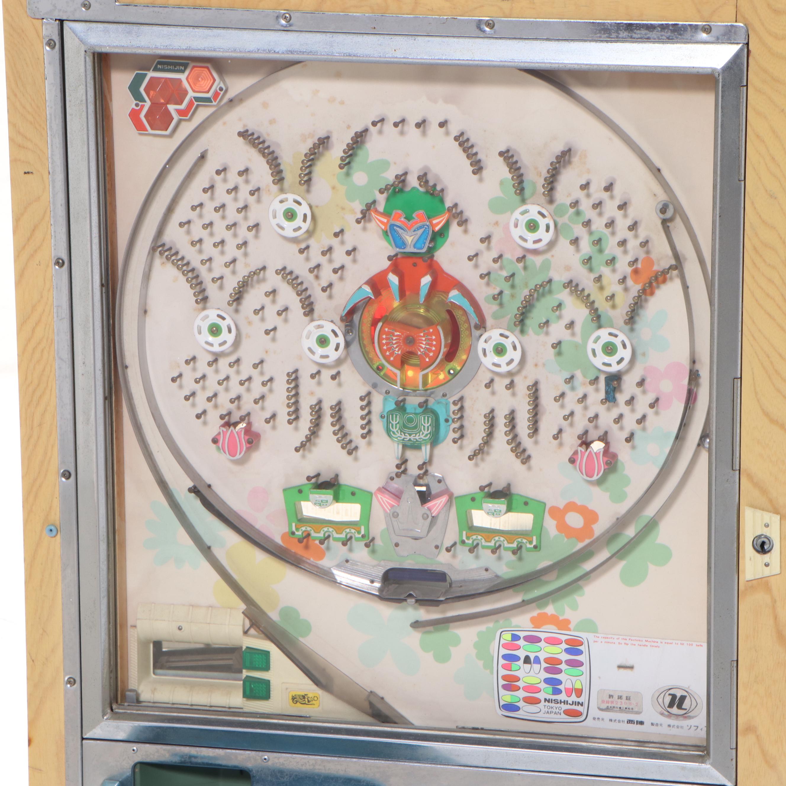 Nishijin "AOI-UMI" Pachinko Machine, circa 1970