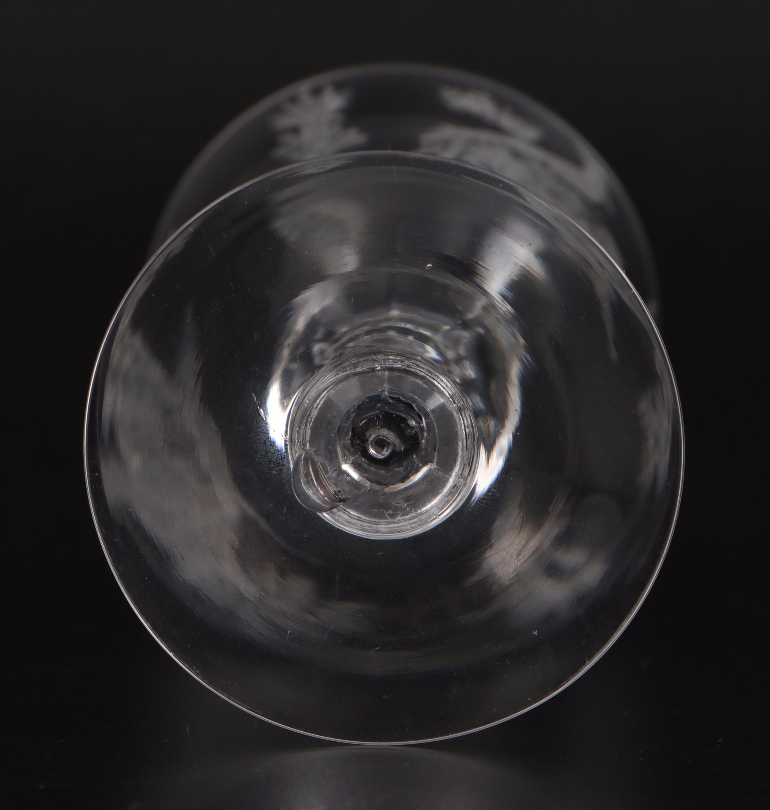 Tiffin-Franciscan "Persian Pheasant" Optic Etched Glass Stemware