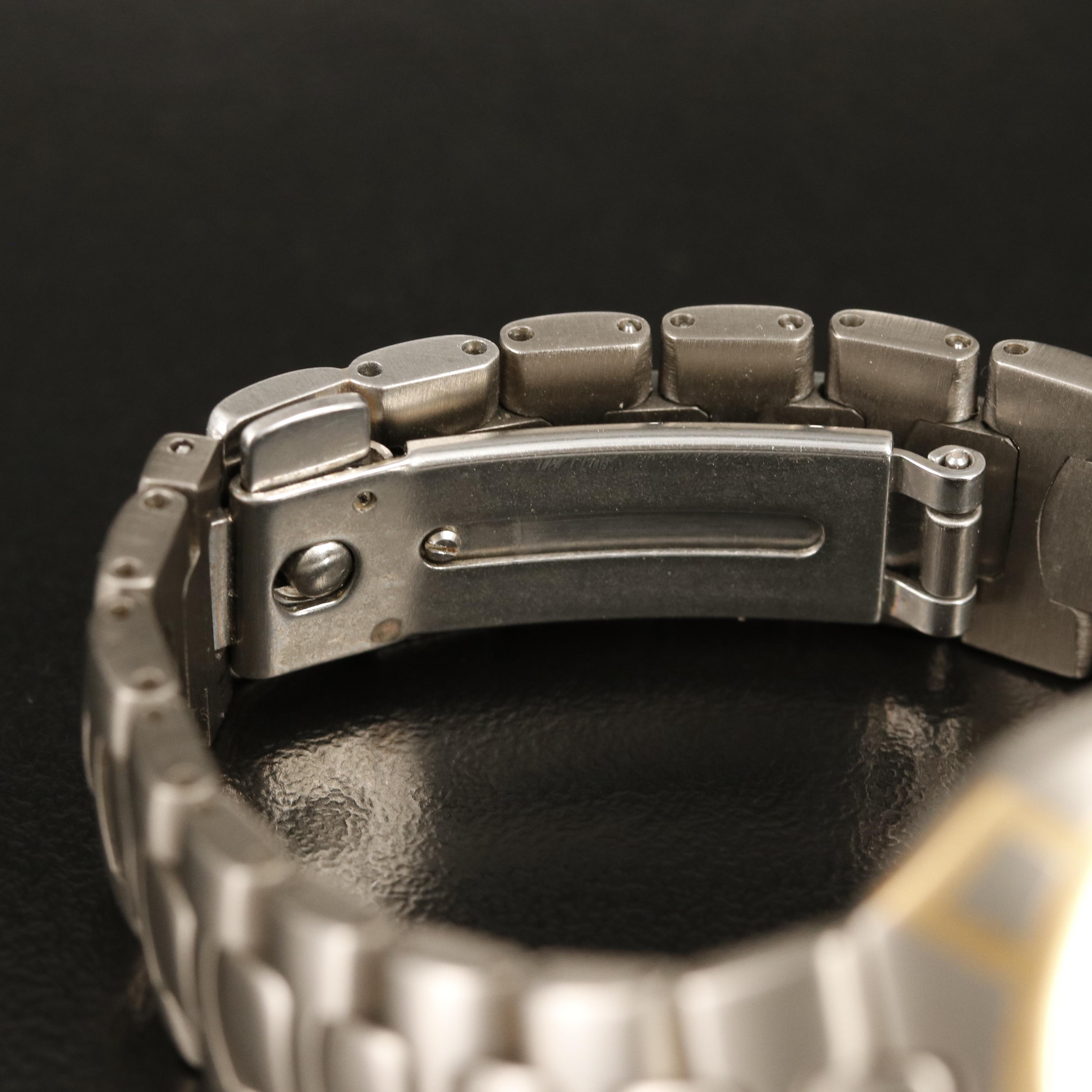 Titanium and 18K Omega Seamaster Polaris with an ETA Quartz Movement