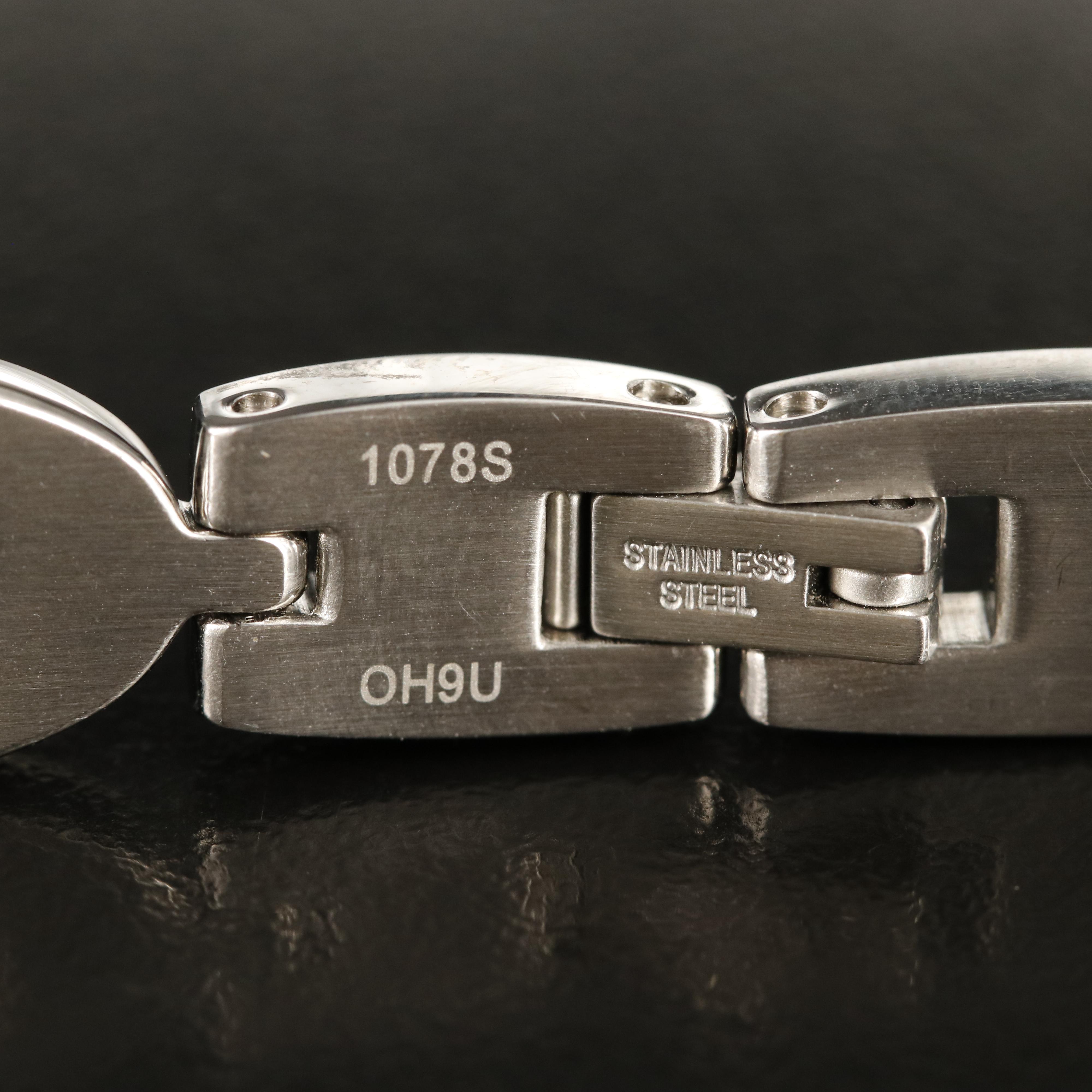 Coach Park Stainless Steel Watch with Tea Rose Bracelet and Crystal Accents