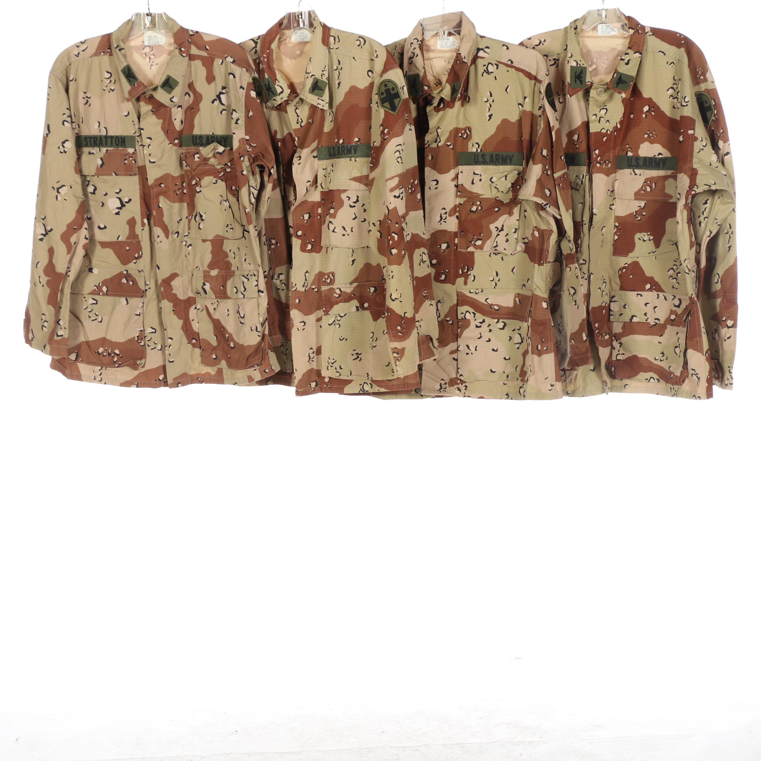 Gulf War Era U.S. Military Battle Dress Uniforms and Other Camouflage Coat