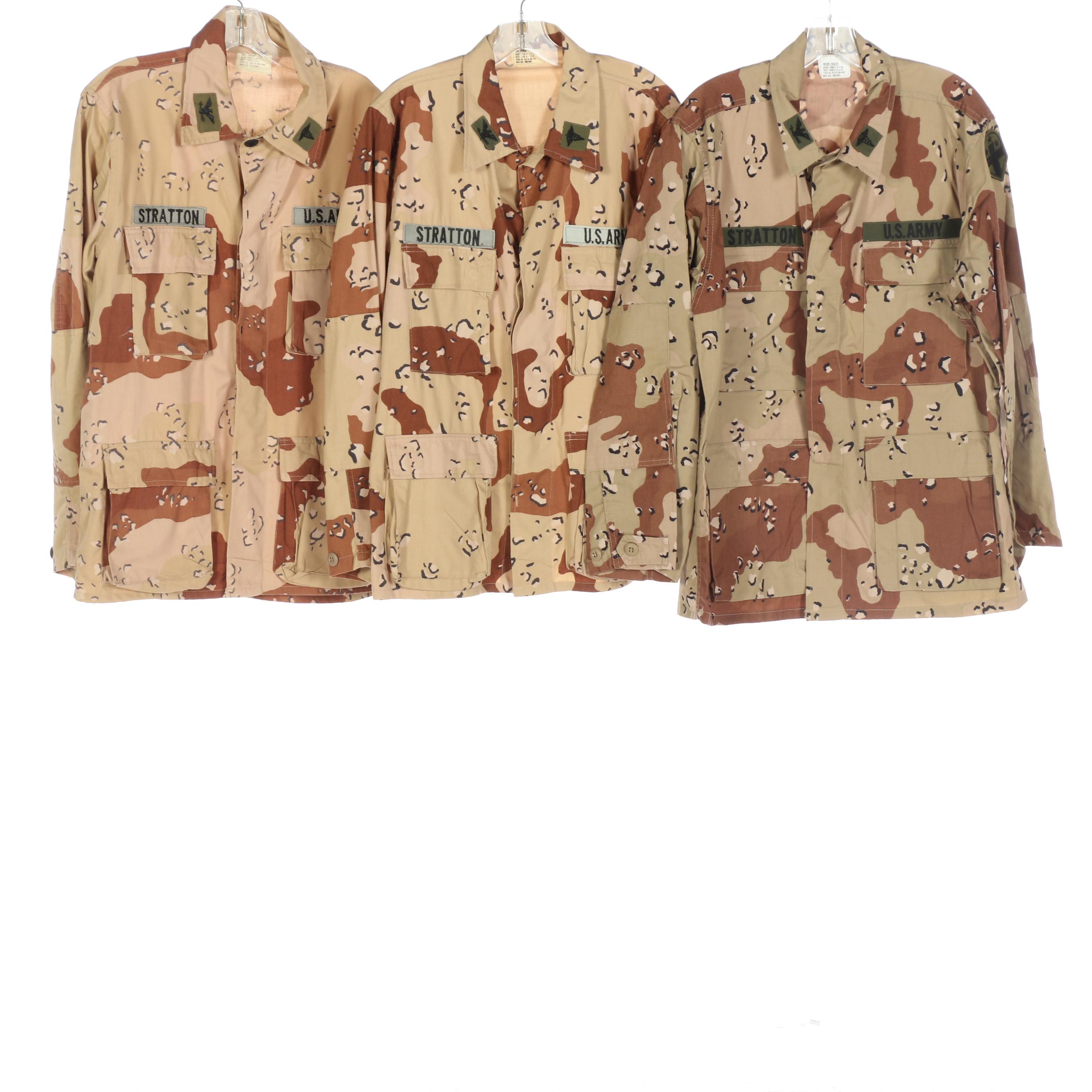 Gulf War Era U.S. Military Battle Dress Uniforms and Other Camouflage Coat