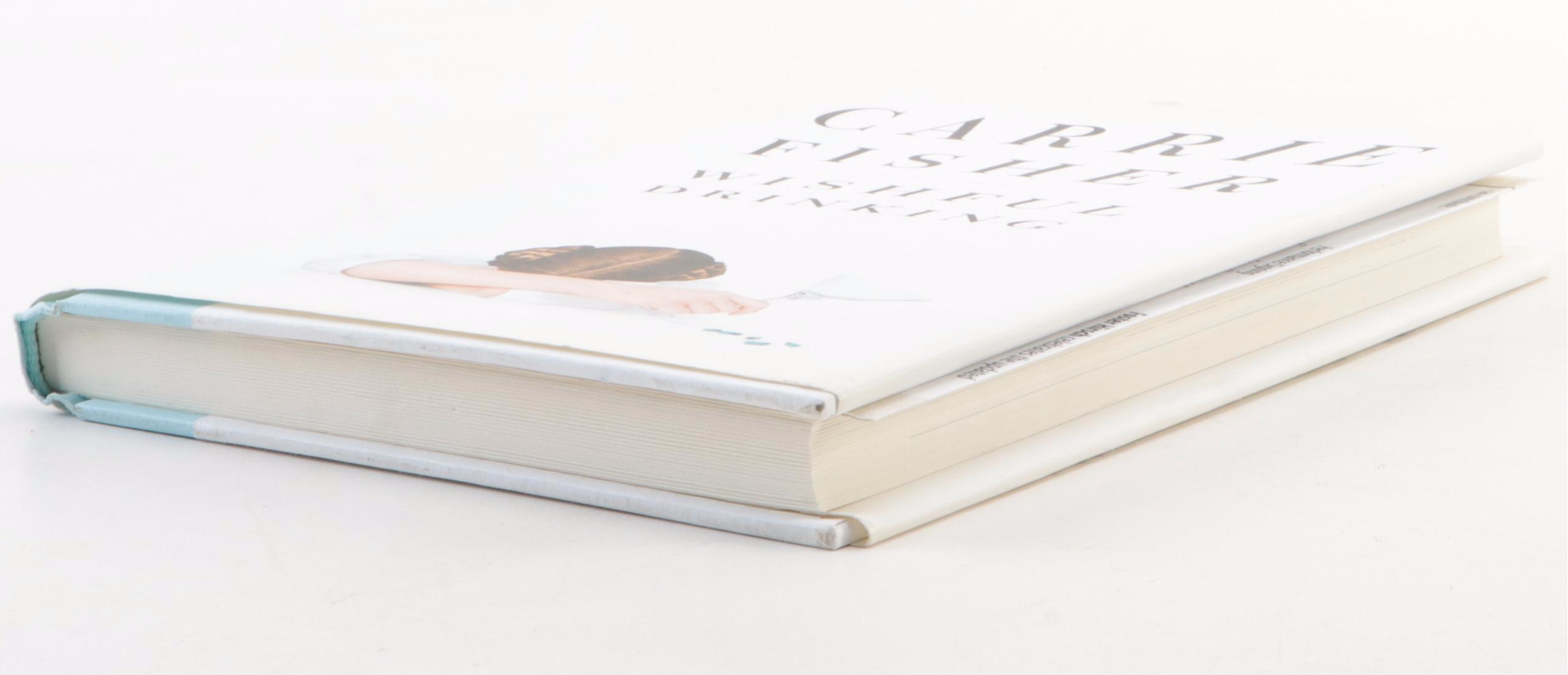 Signed First Edition "Wishful Drinking" by Carrie Fisher, 2008