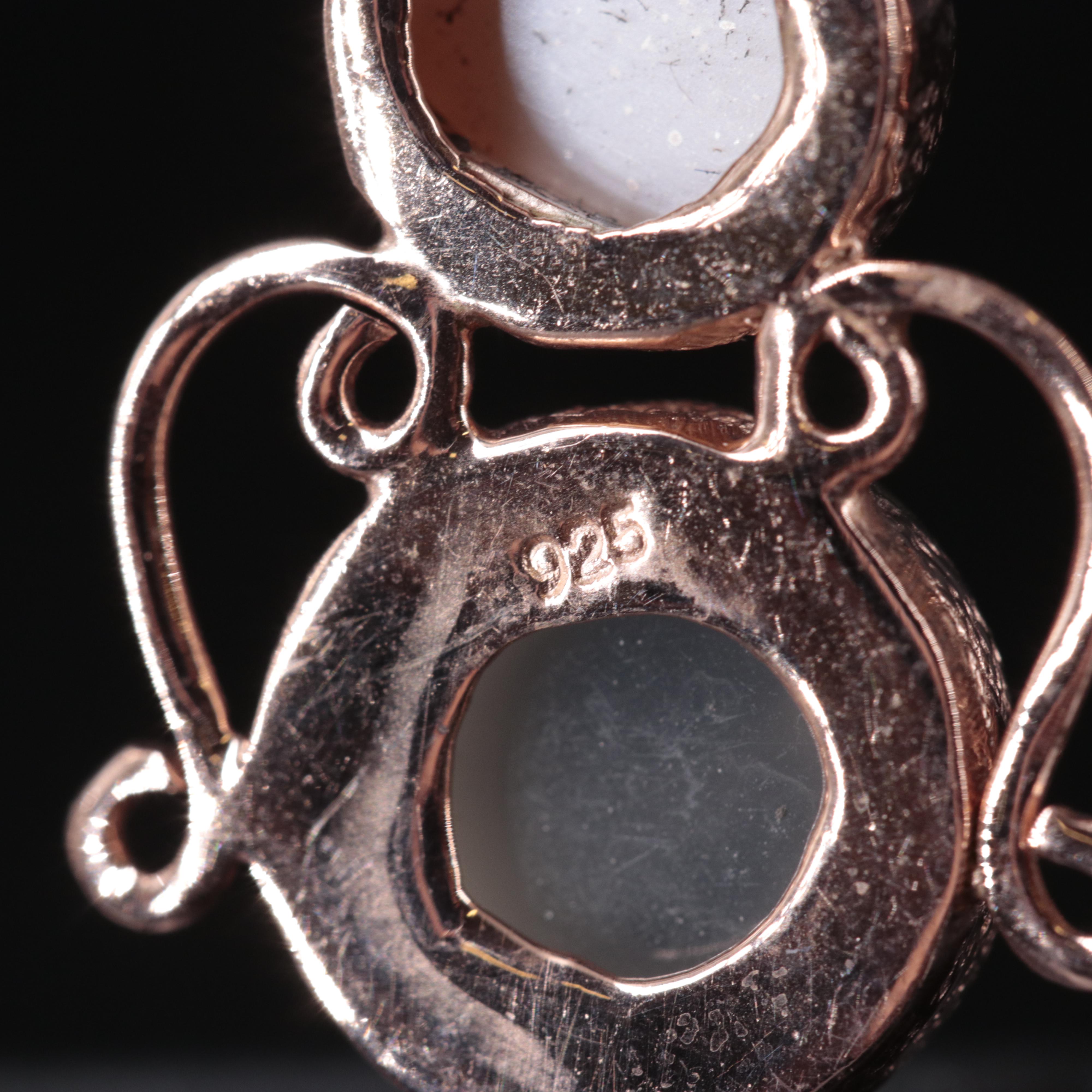 Sterling Silver Earrings With Gemstones