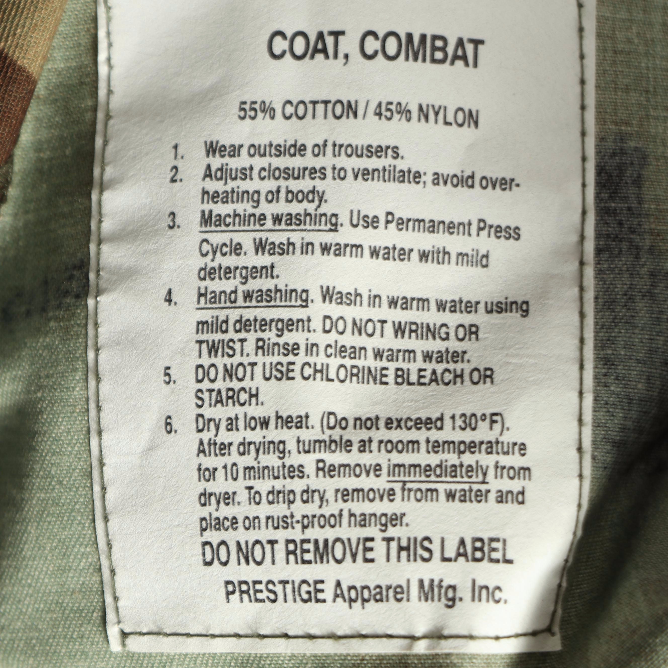 Gulf War Era U.S. Army Battle Dress Uniforms and Other Camouflage Uniform