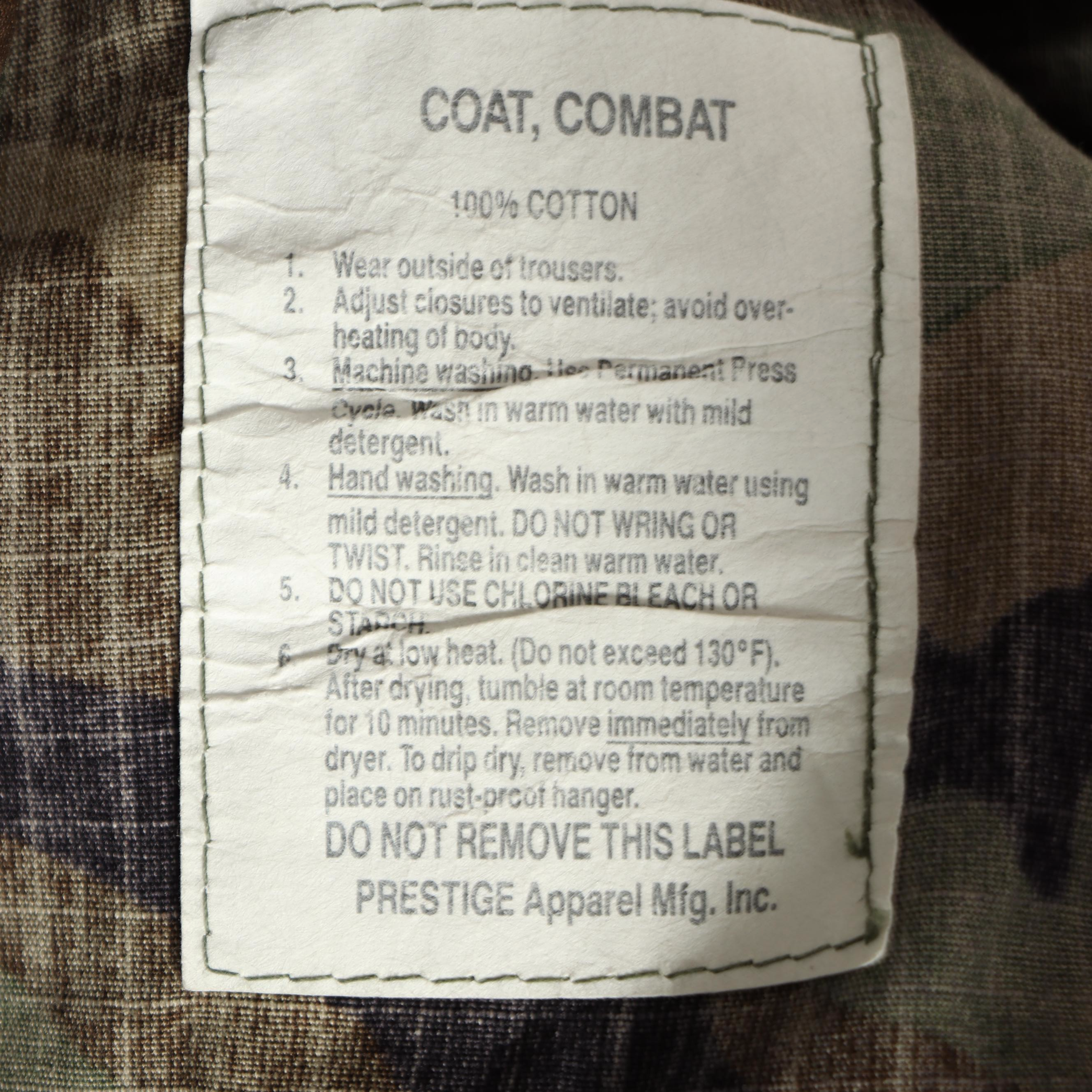 Gulf War Era U.S. Army Battle Dress Uniforms and Other Camouflage Uniform