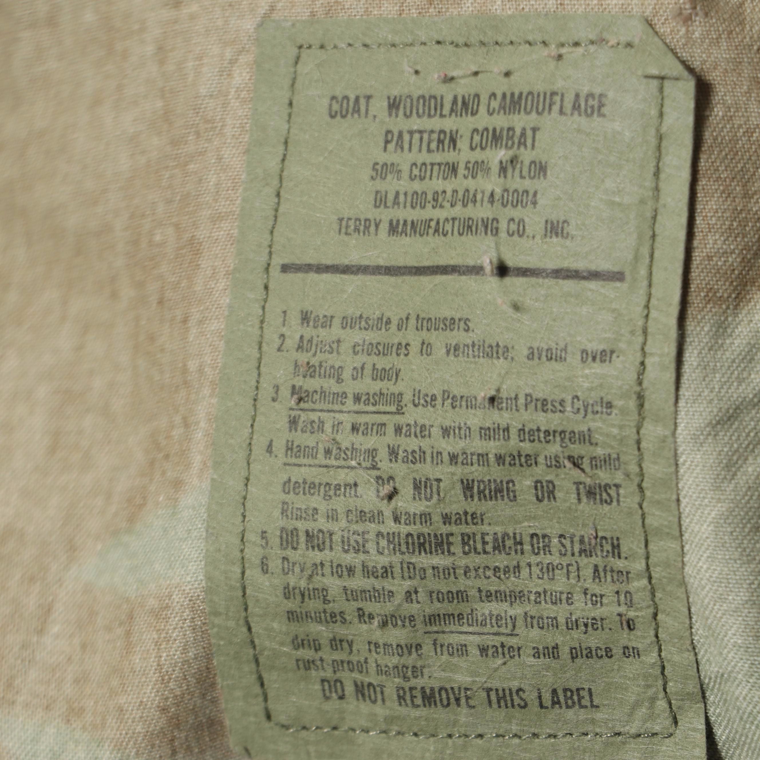 Gulf War Era U.S. Army Battle Dress Uniforms and Other Camouflage Uniform