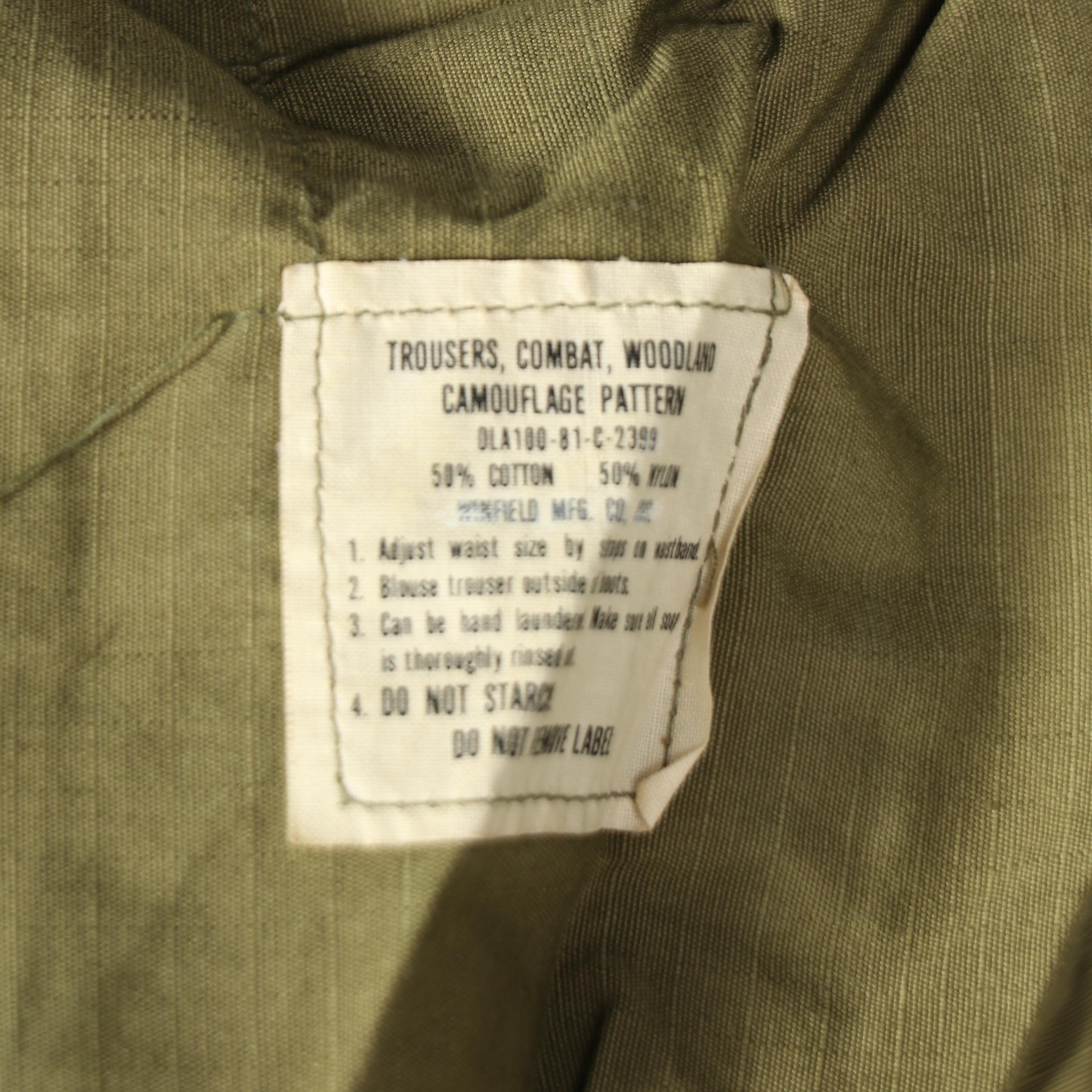 Gulf War Era U.S. Army Battle Dress Uniforms and Other Camouflage Uniform