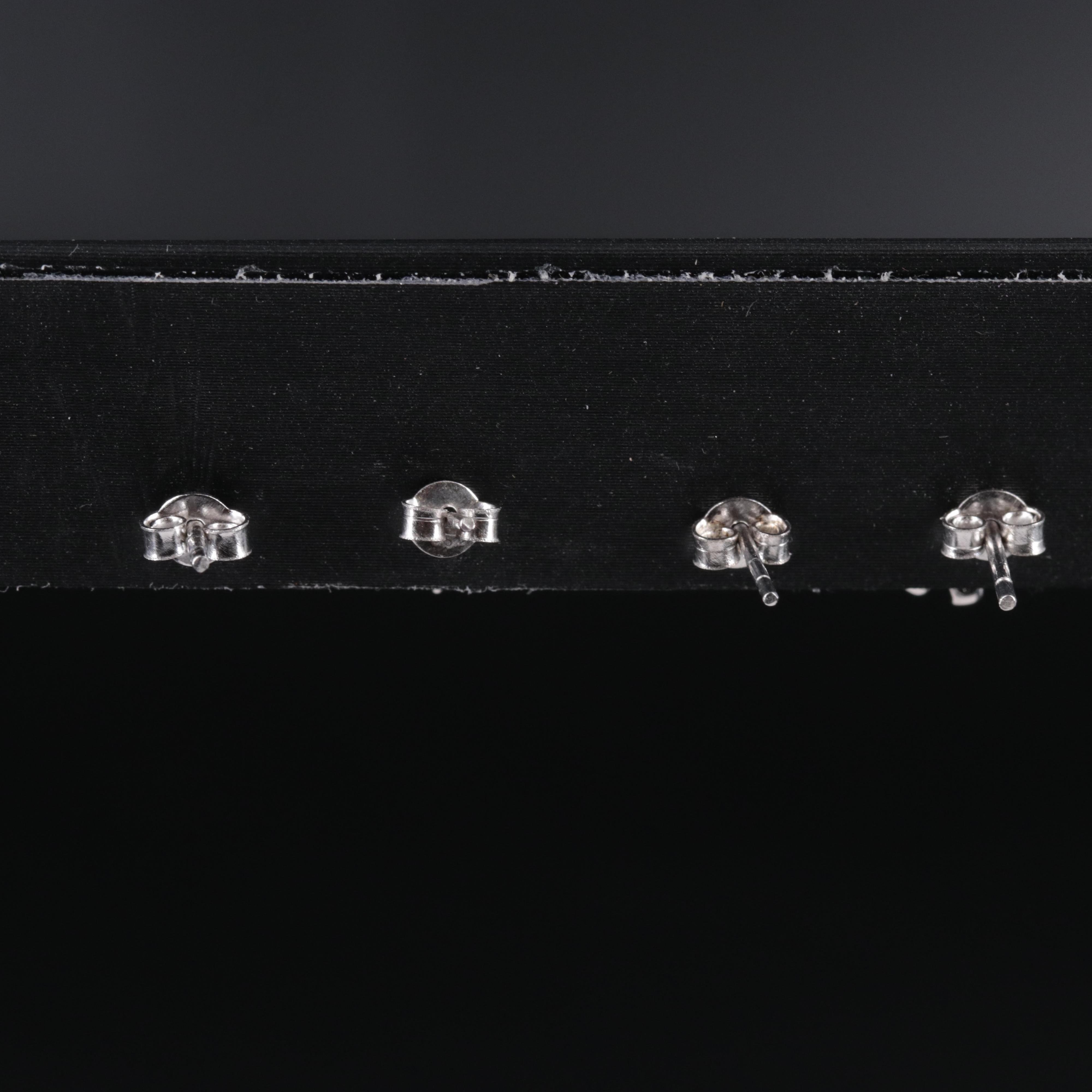 Sterling Silver Earrings With Gemstones