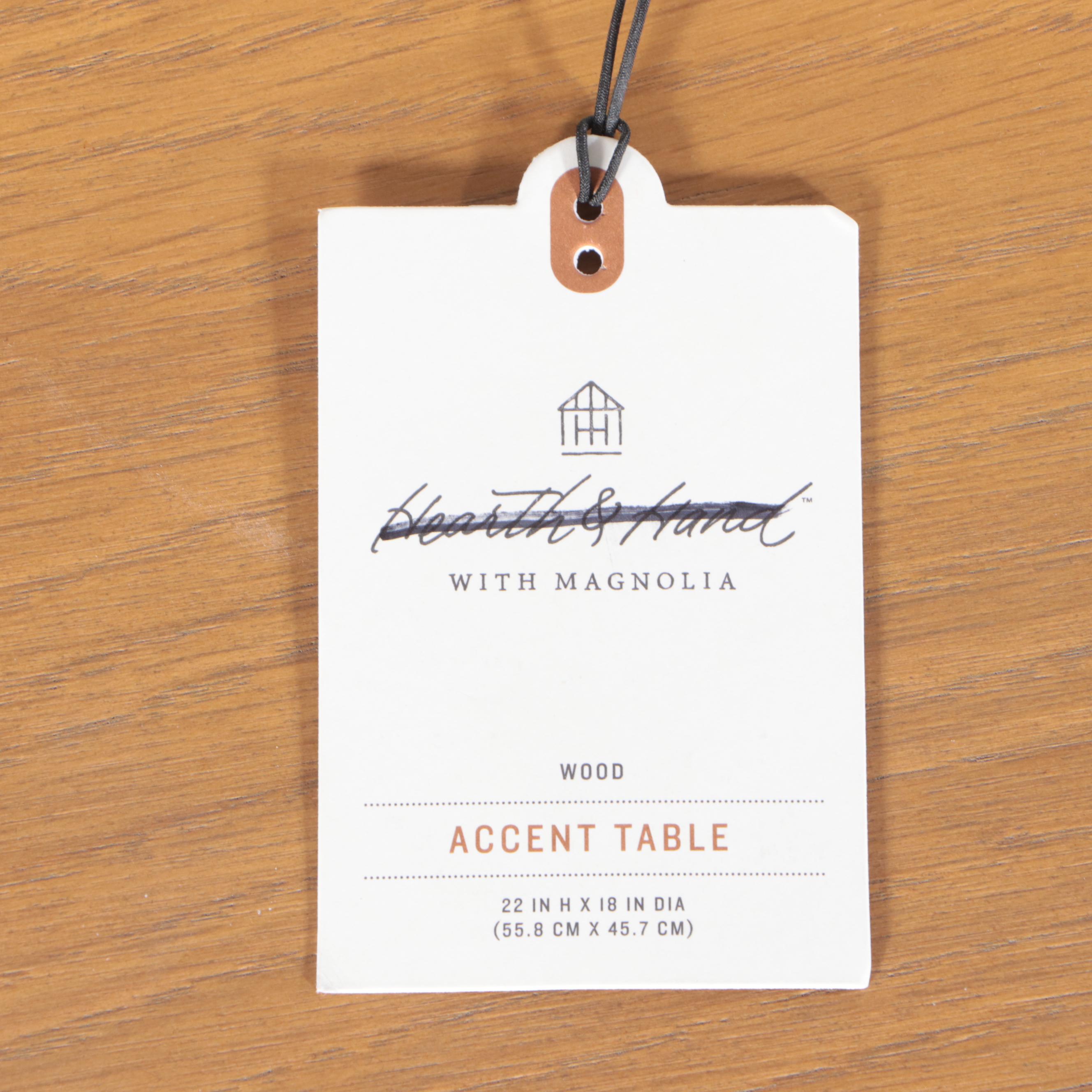 Magnolia Wood Accent Table