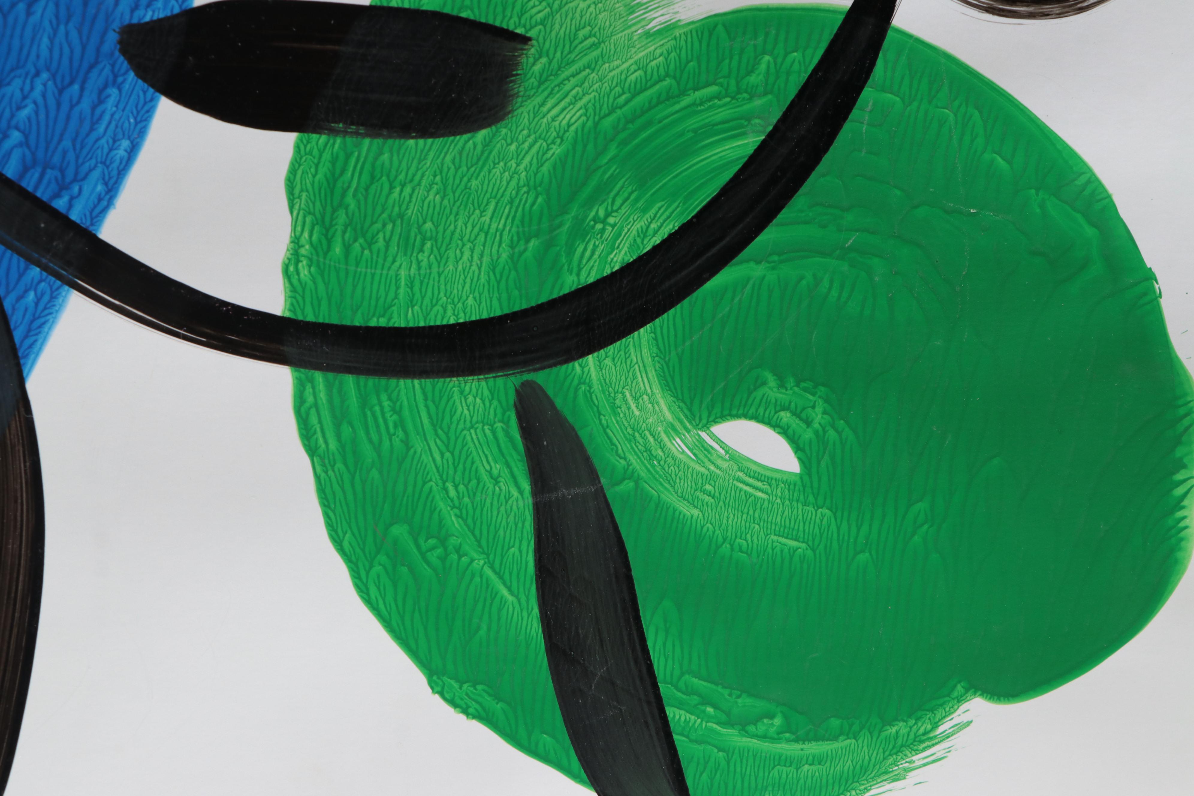 Peter Keil Abstract Portrait Acrylic Painting