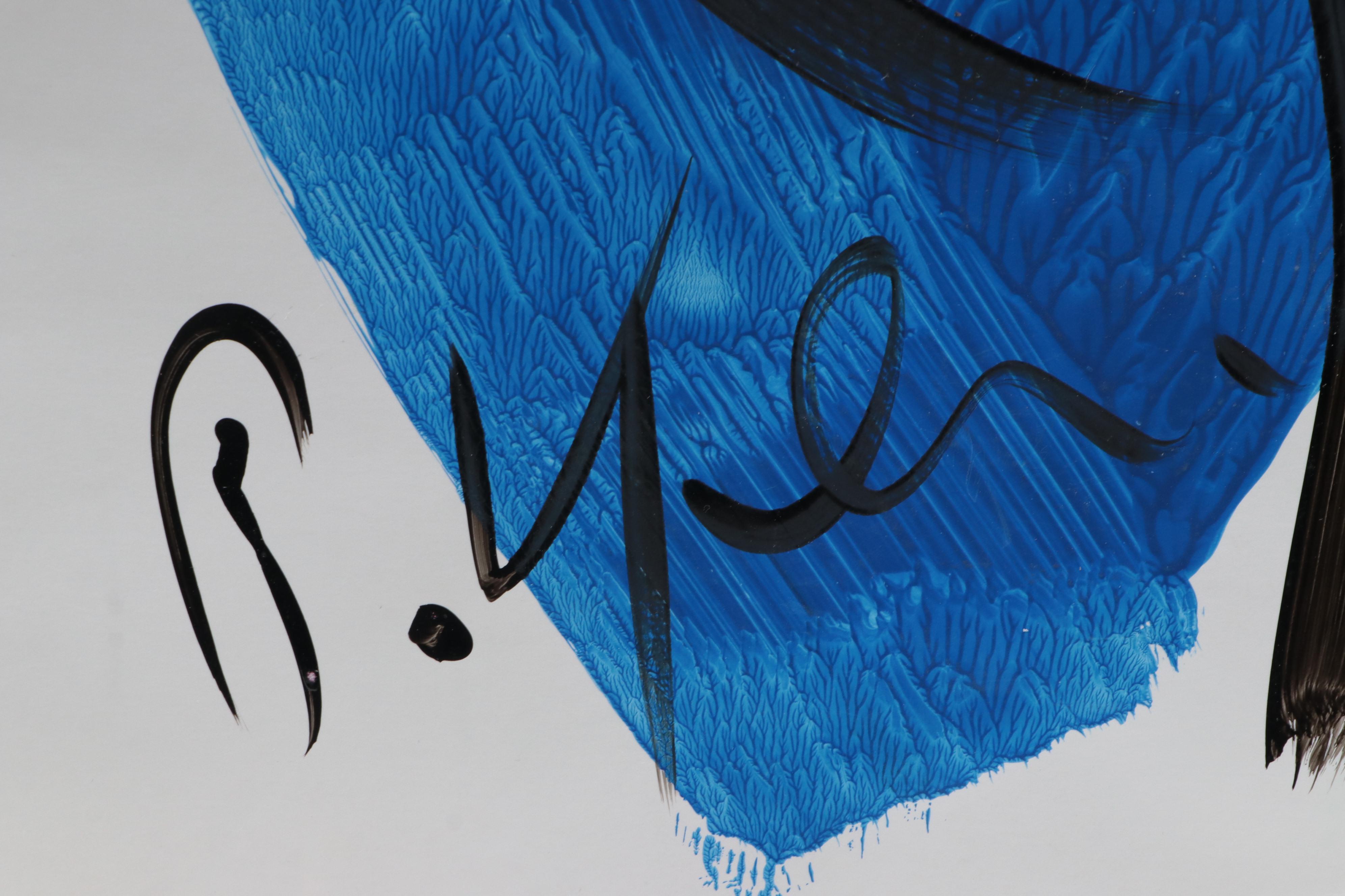 Peter Keil Abstract Portrait Acrylic Painting