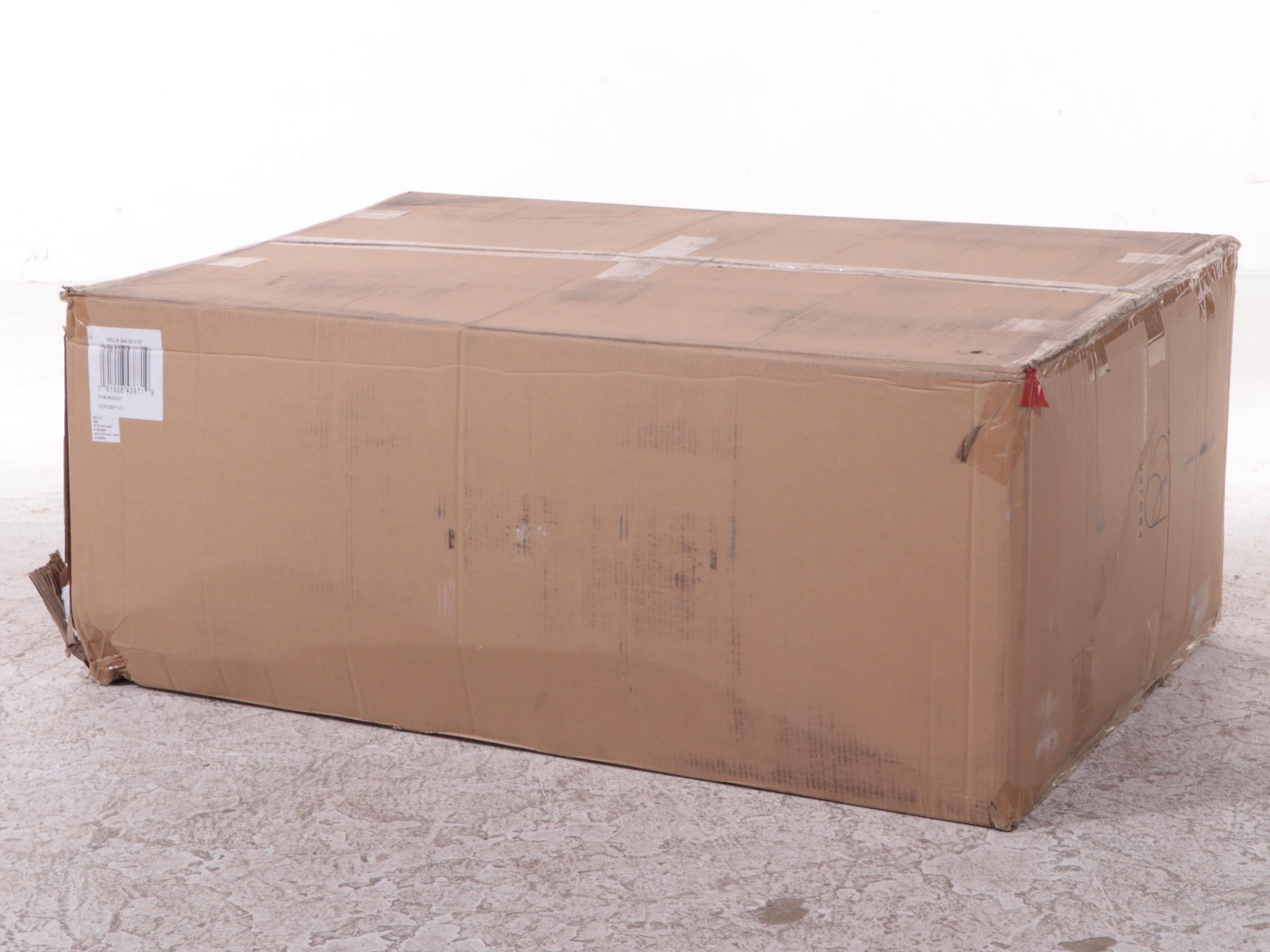 Project 62 "Esters" Wood Arm Loveseat in Elm Finish