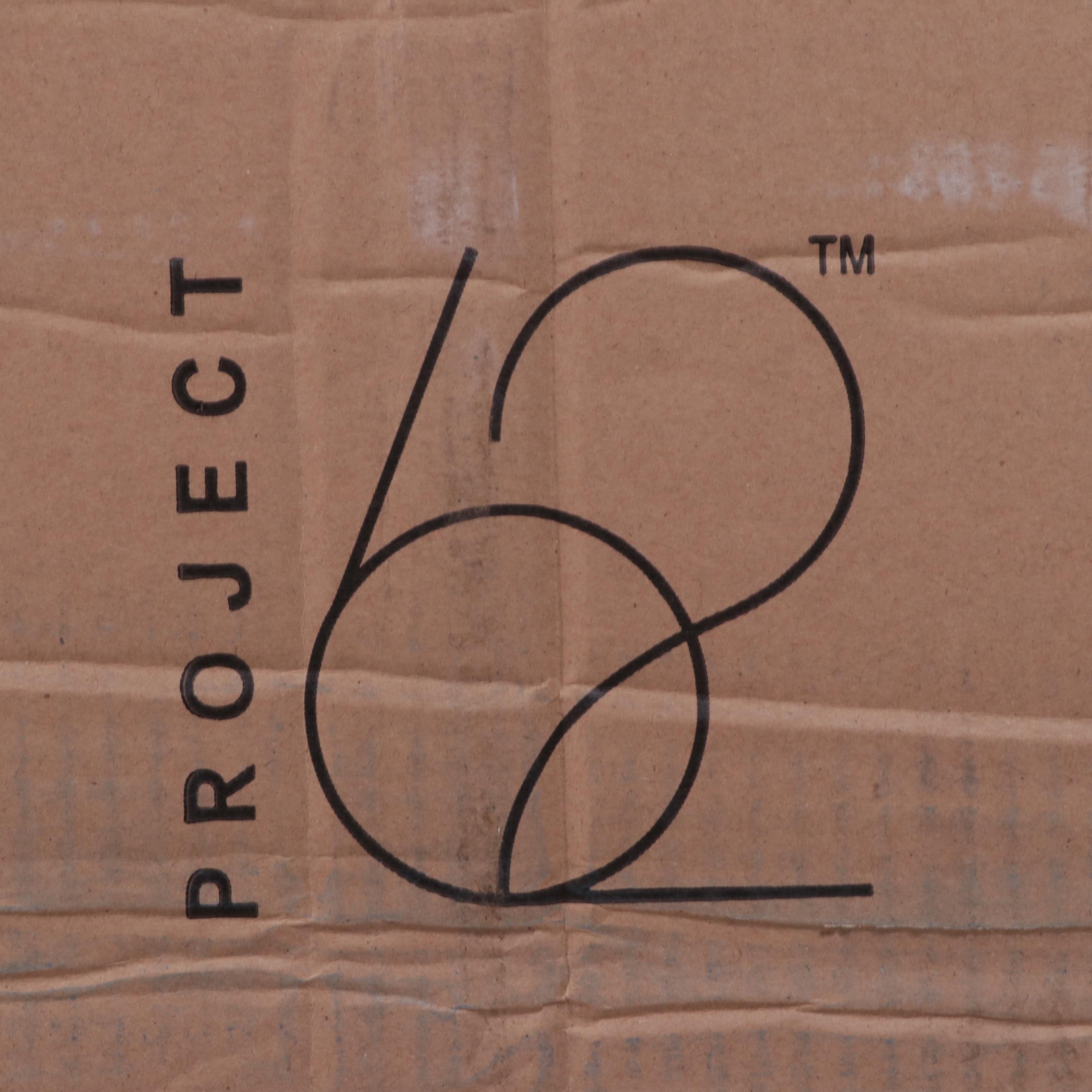 Project 62 "Esters" Wood Arm Loveseat in Elm Finish