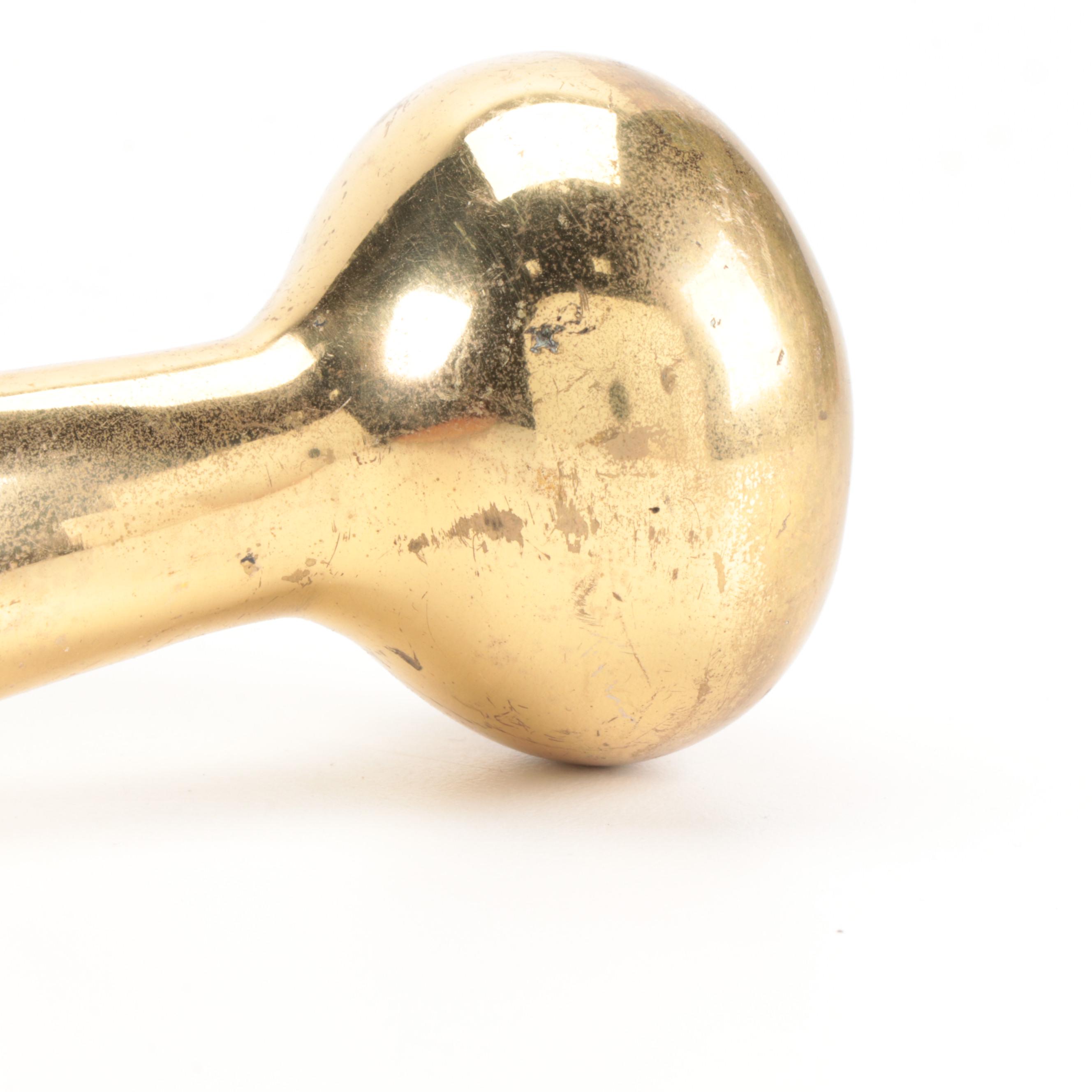 Horse Hame and Other Brass Handled Wooden Canes